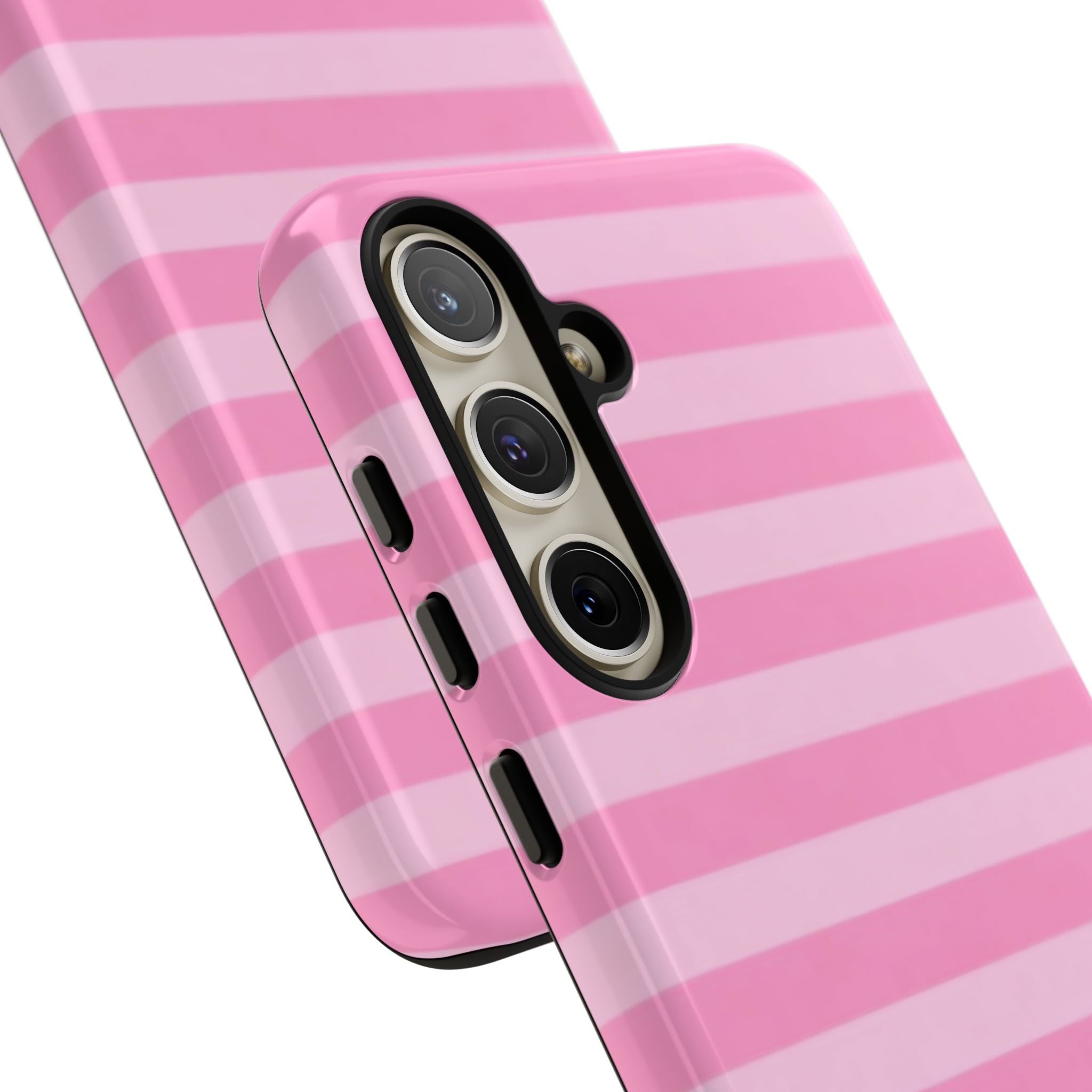 Pink Candy Stripes Protective Case