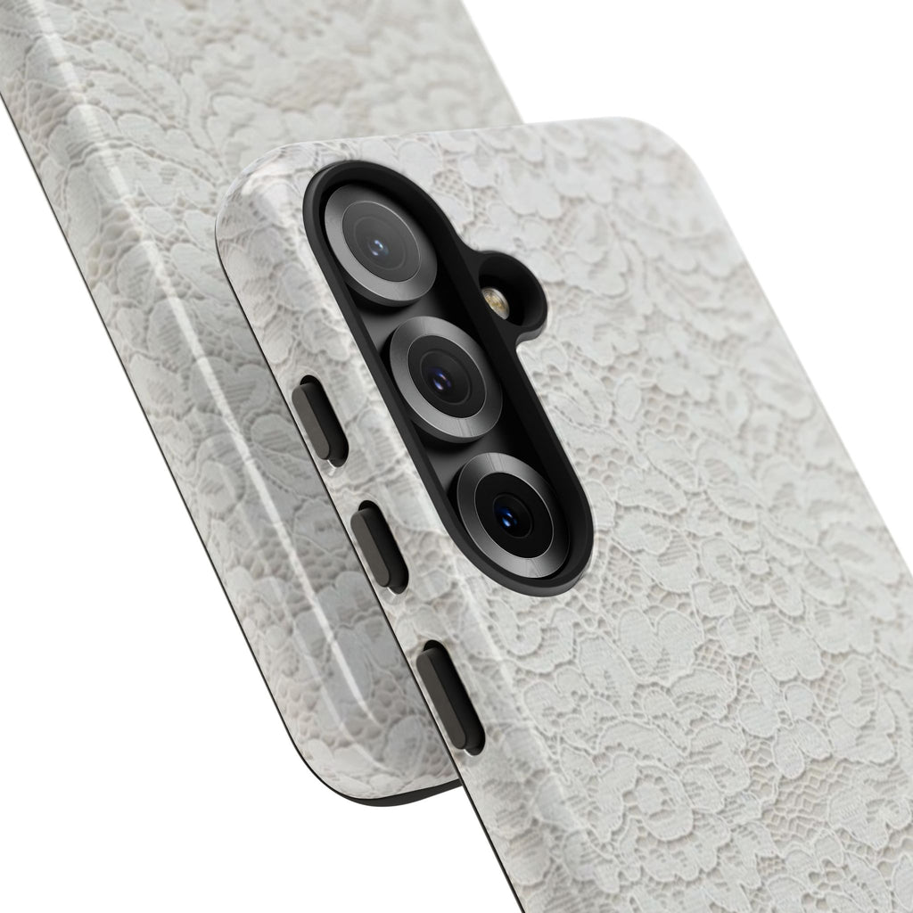 White Lace Protective Case