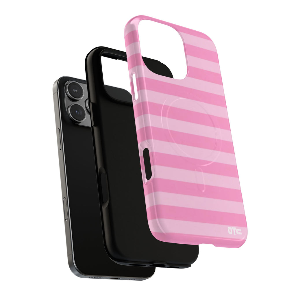 Pink Candy Stripes MagSafe Case