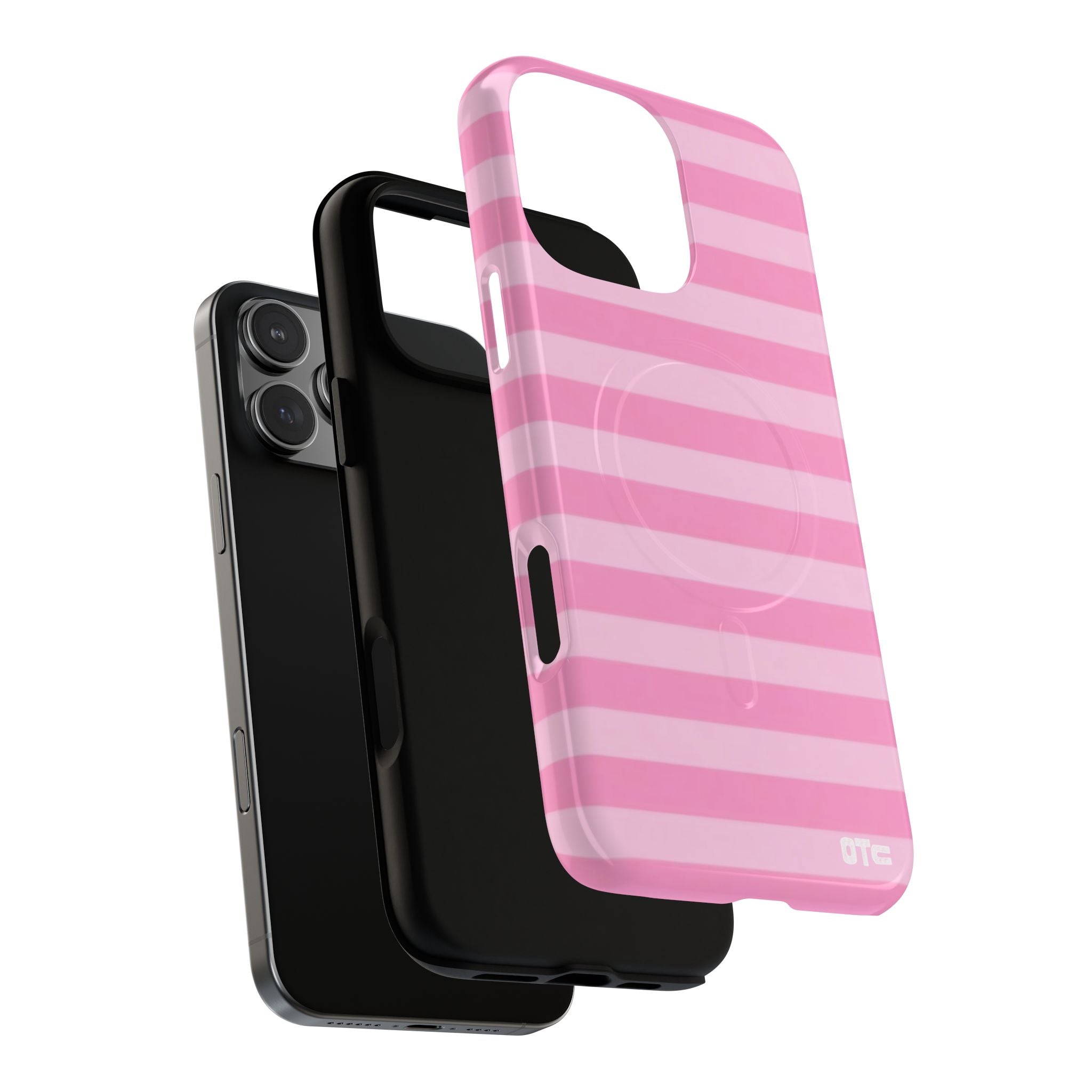 Pink Candy Stripes MagSafe Case