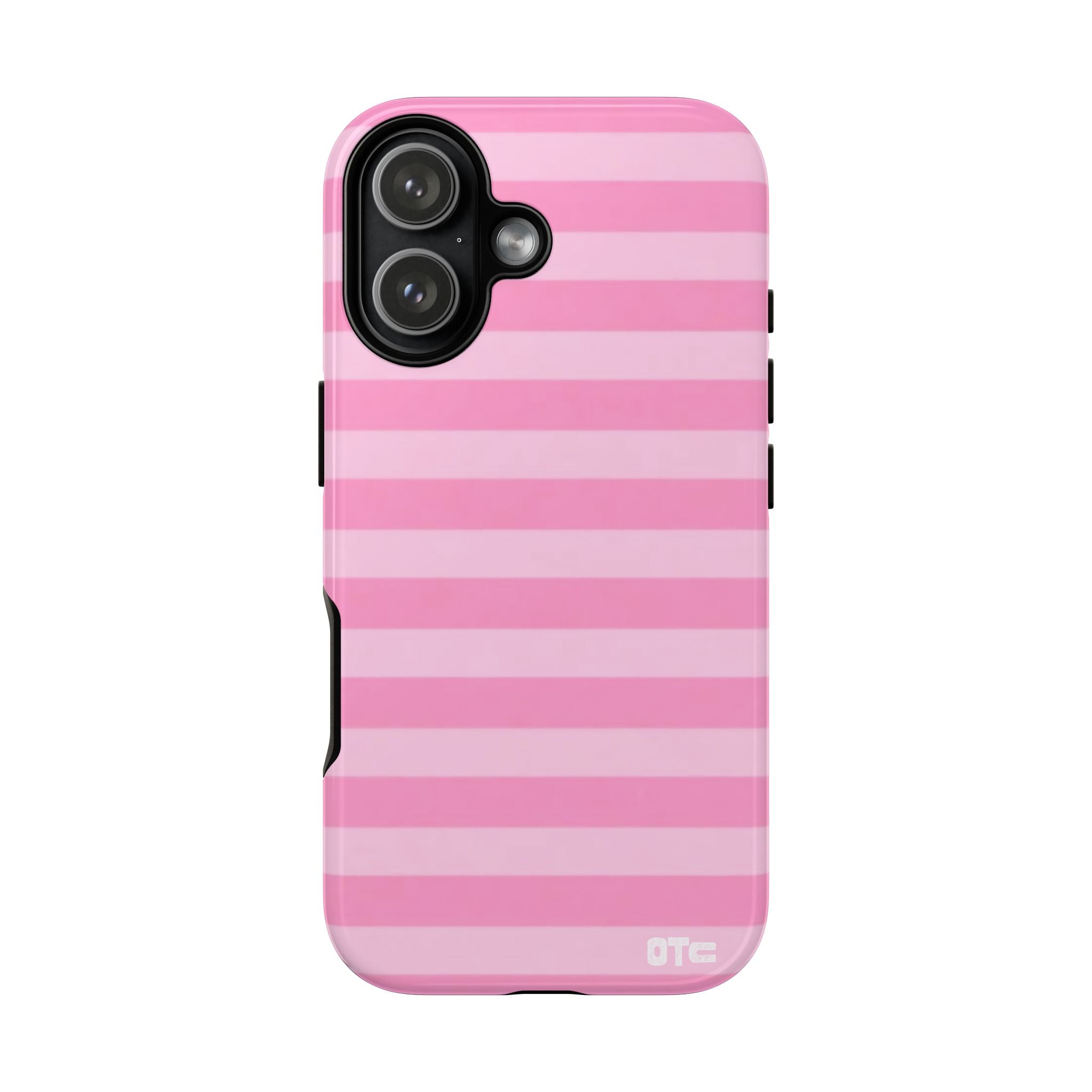 Pink Candy Stripes Protective Case