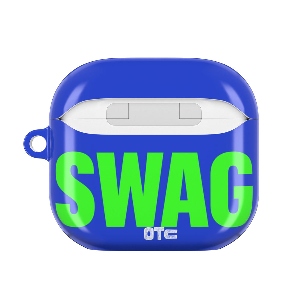 Electric Blue Swag AirPods Case
