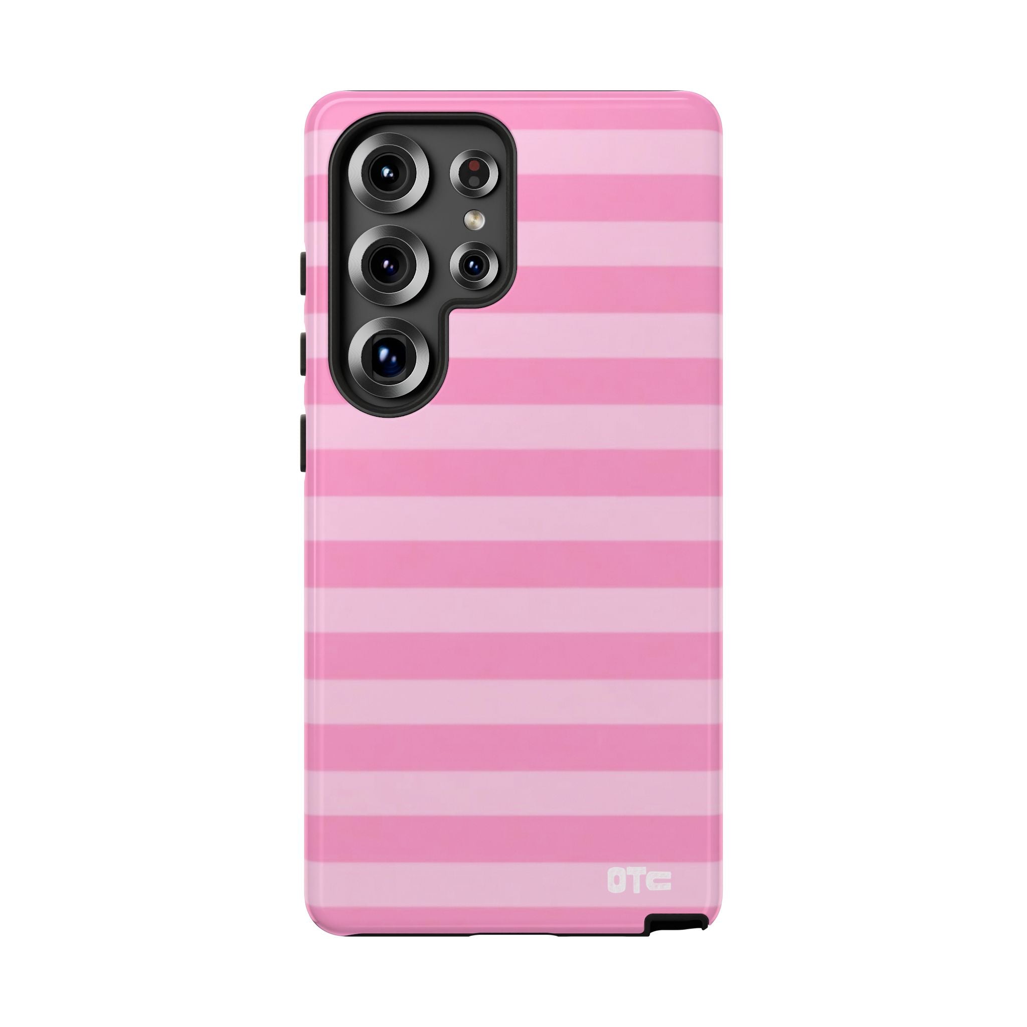 Pink Candy Stripes Protective Case