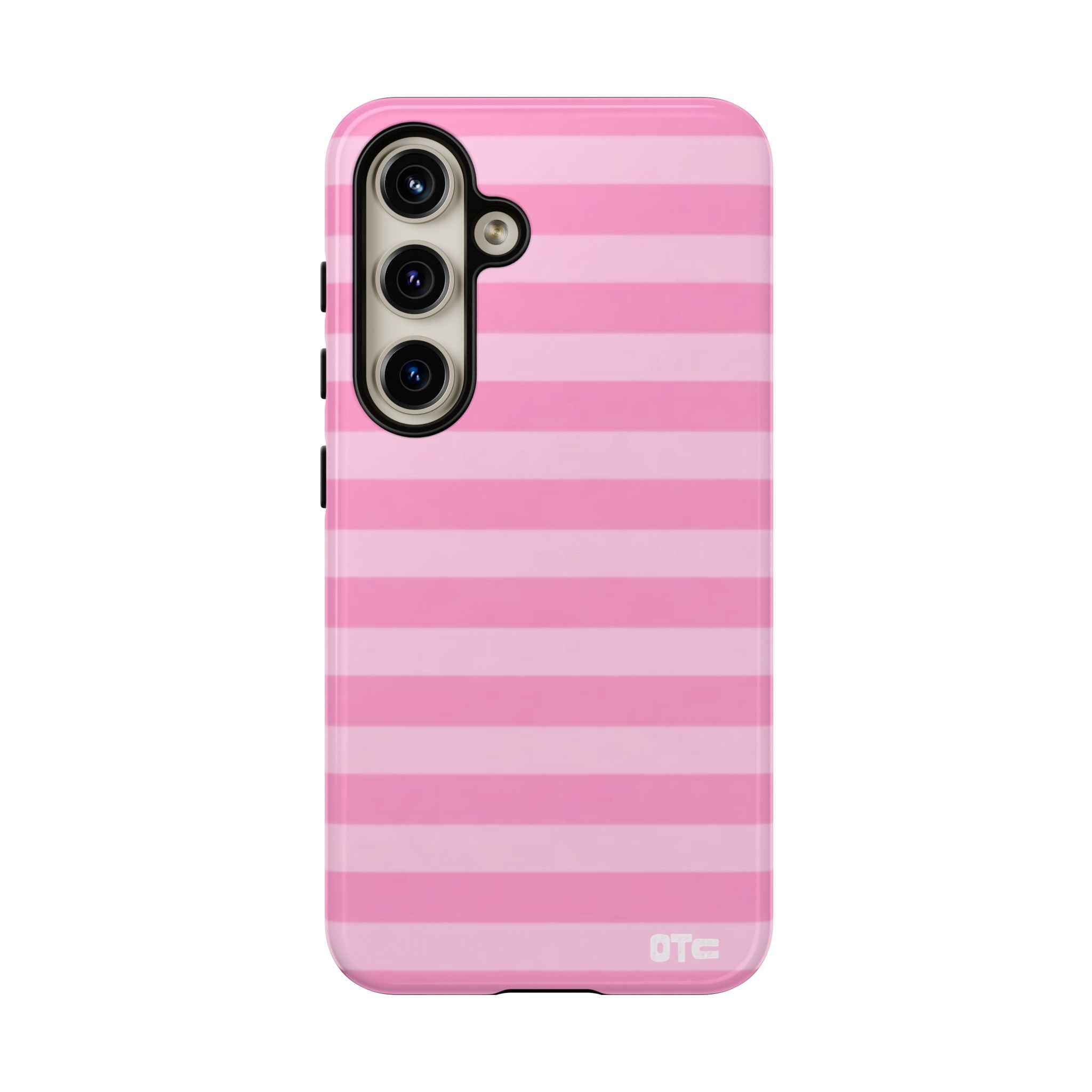 Pink Candy Stripes Protective Case