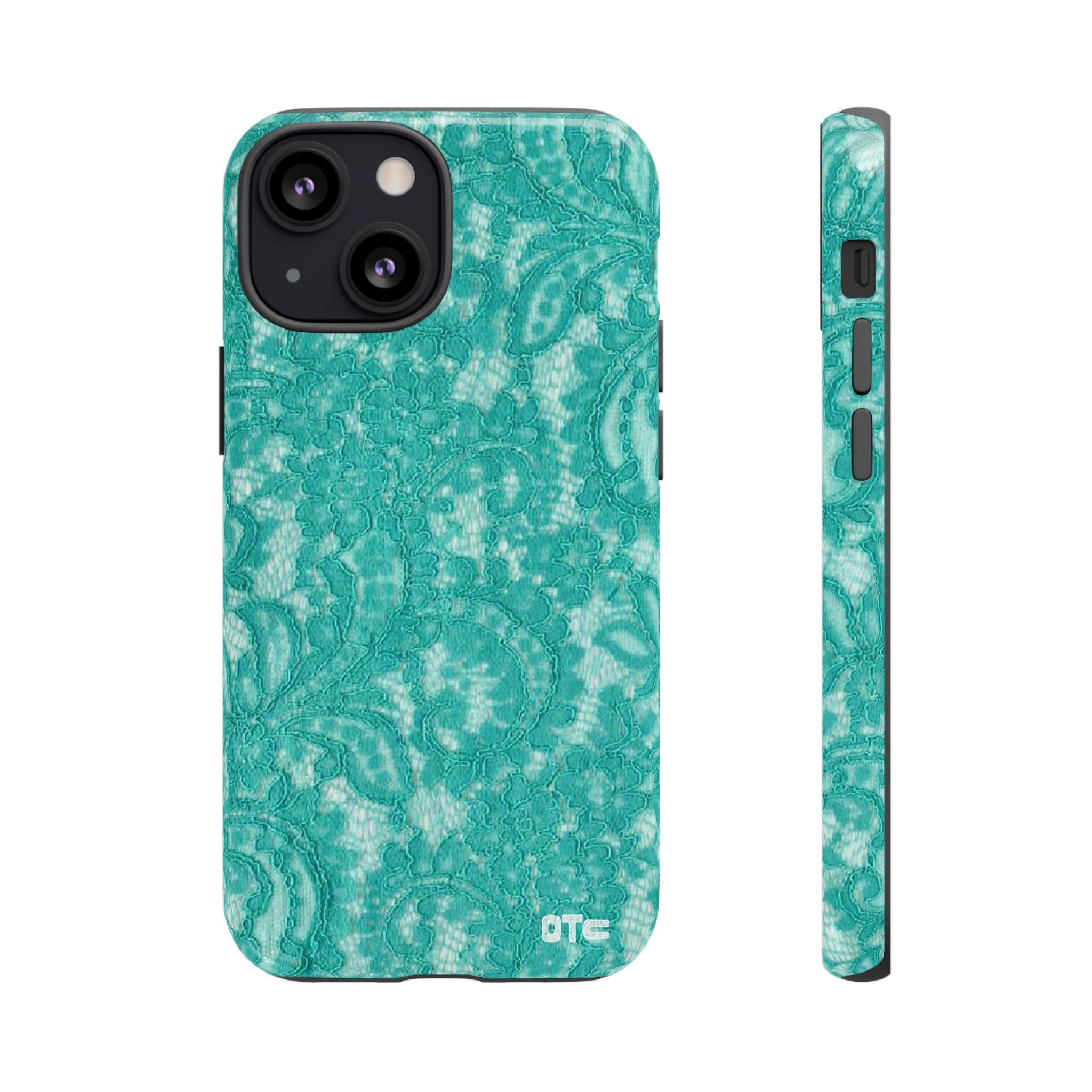 Teal Lace Protective Case