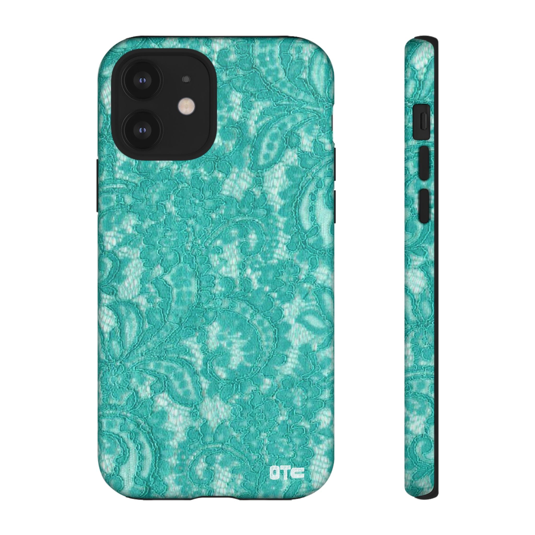 Teal Lace Protective Case