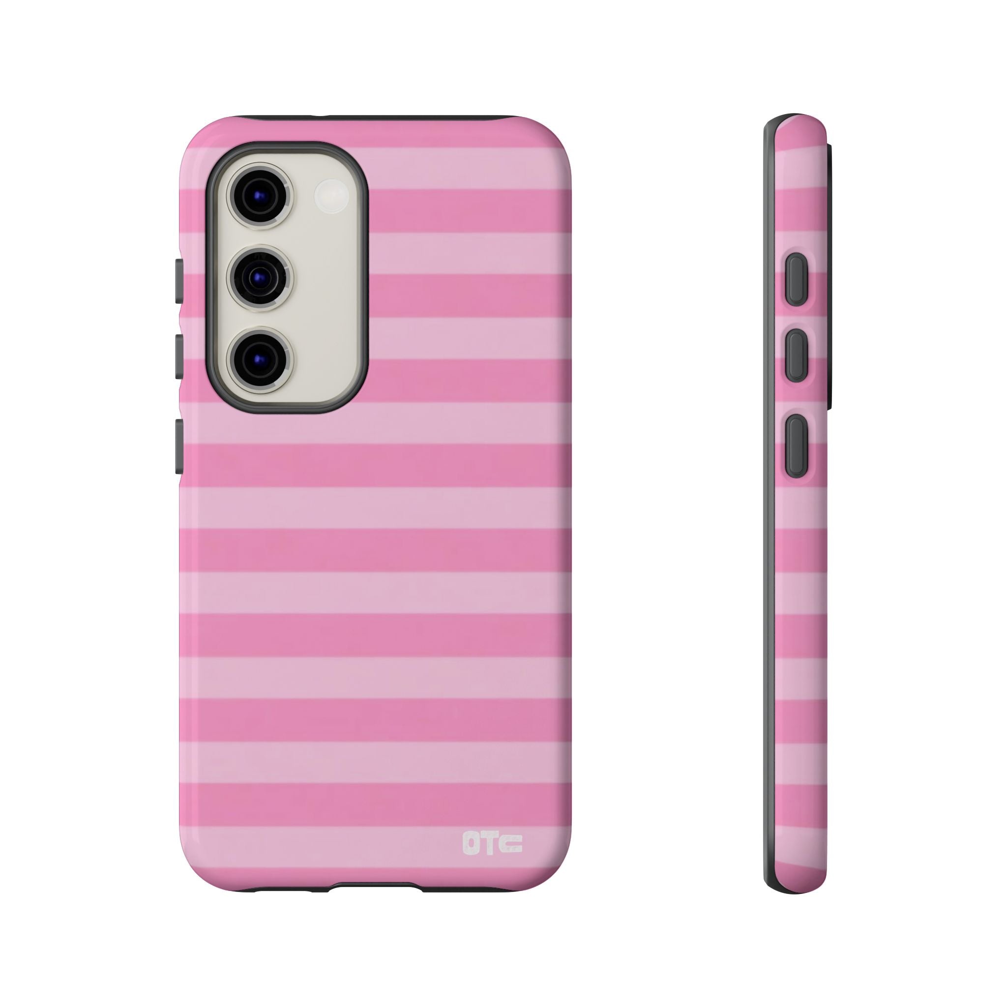 Pink Candy Stripes Protective Case
