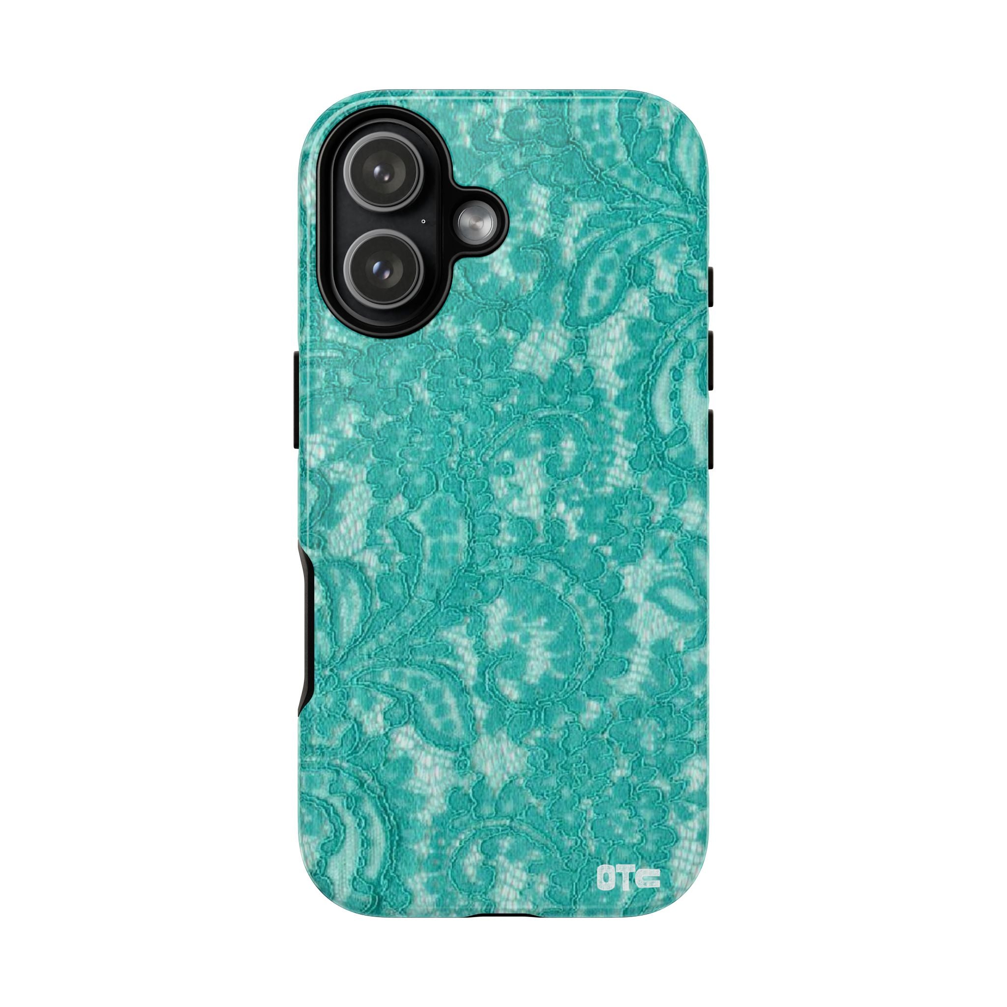Teal Lace Protective Case