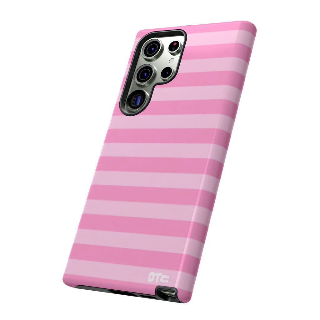 Pink Candy Stripes Protective Case