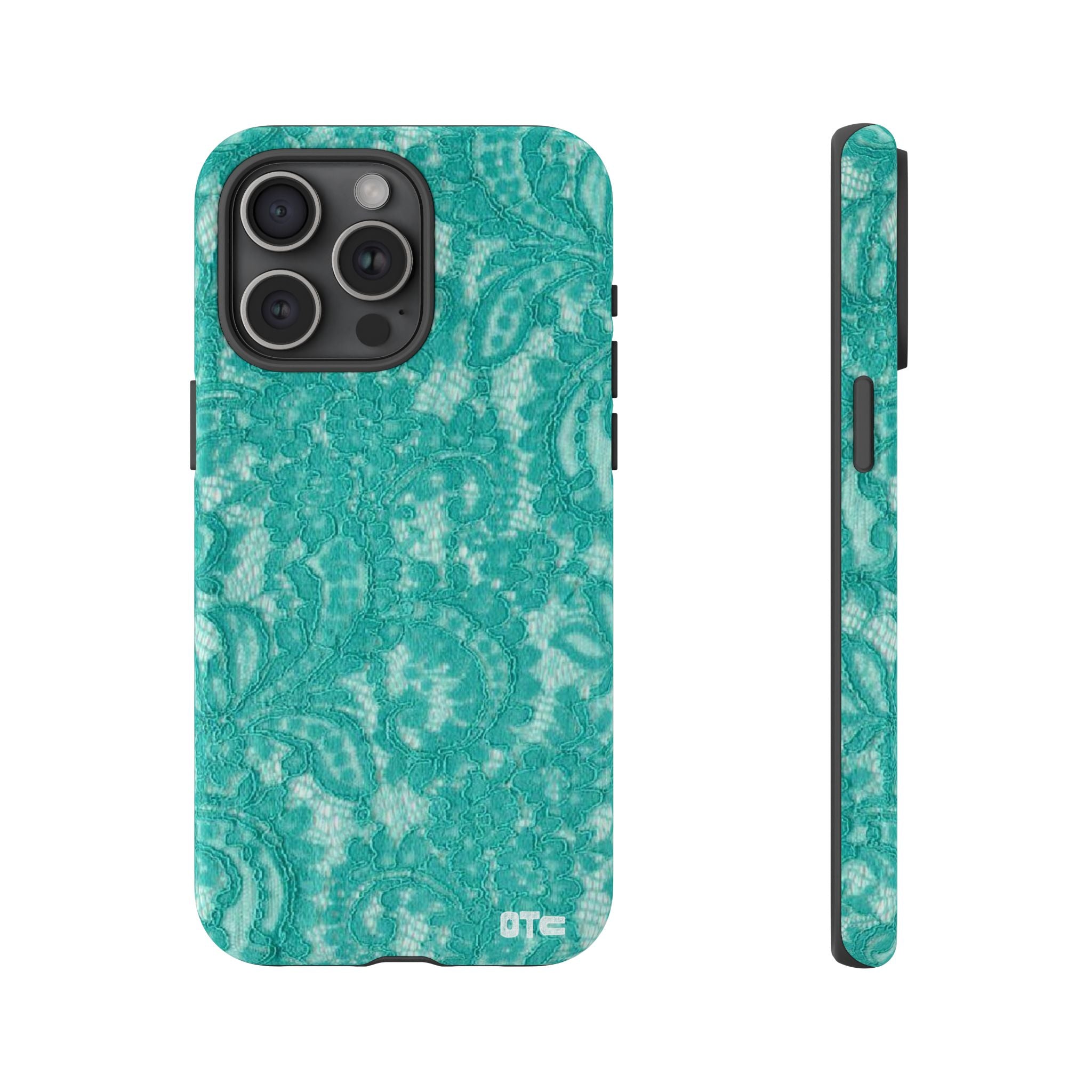 Teal Lace Protective Case