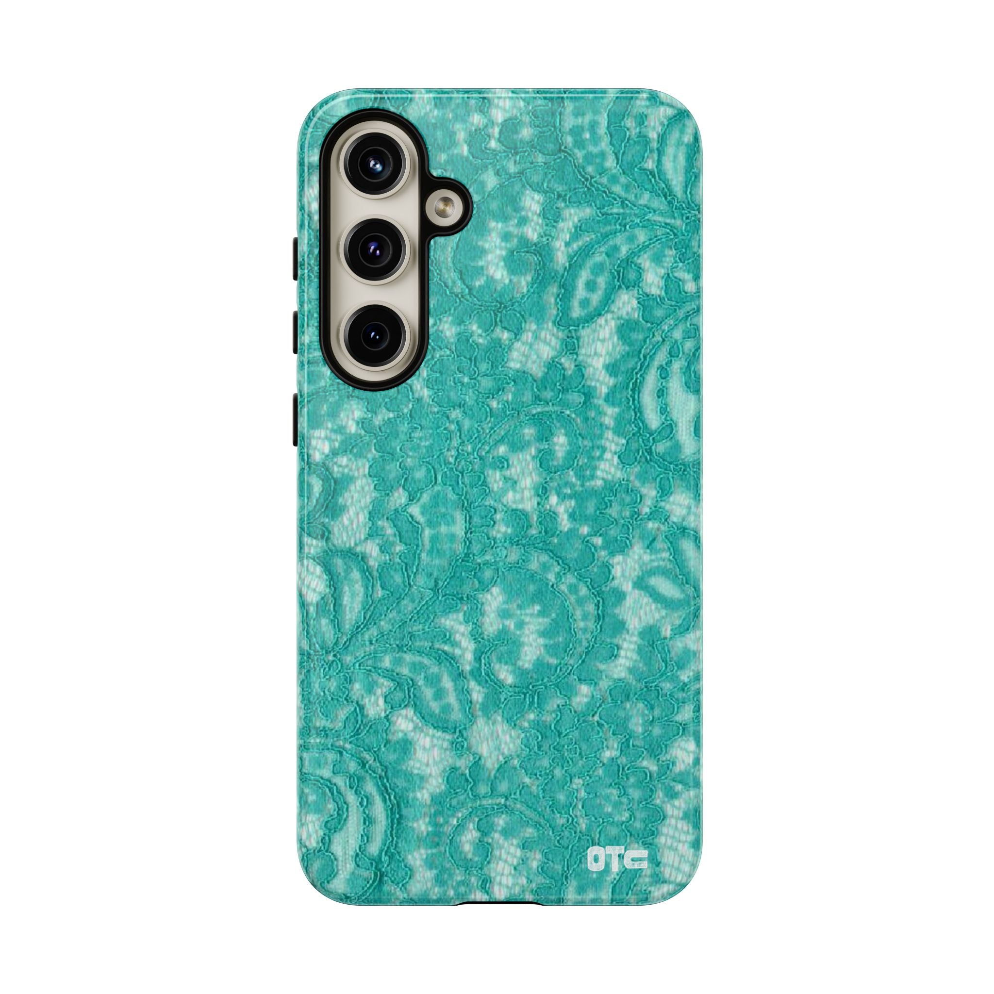 Teal Lace Protective Case