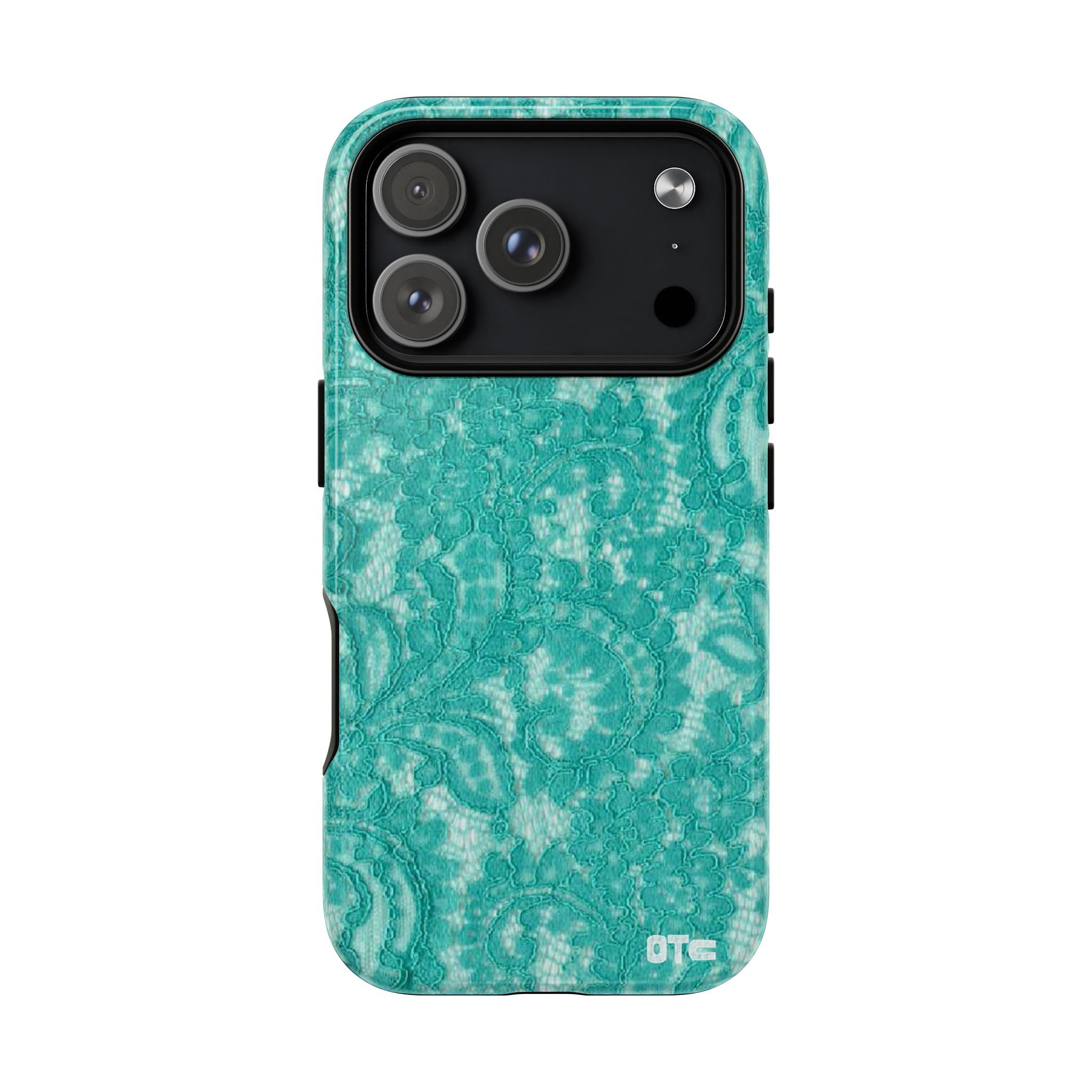 Teal Lace MagSafe Case