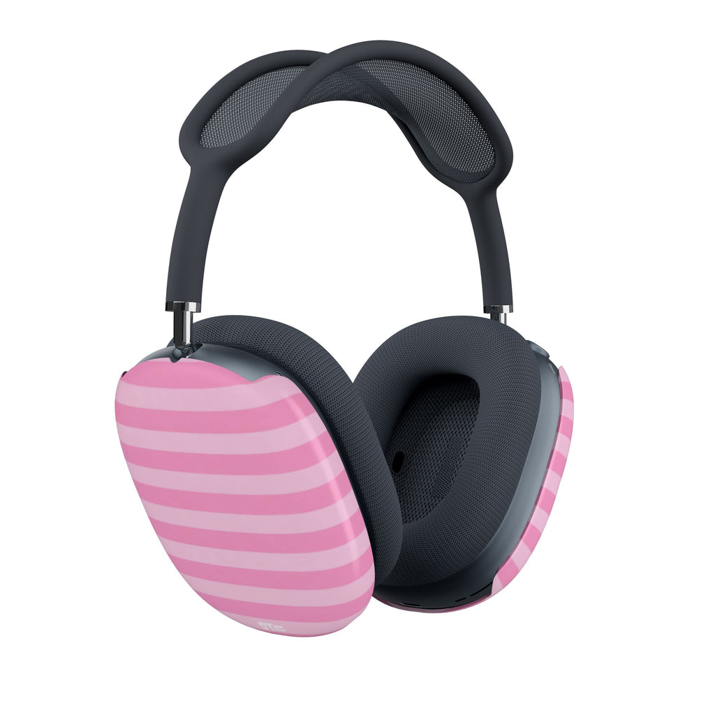 Pink Candy Stripes AirPods Max Case