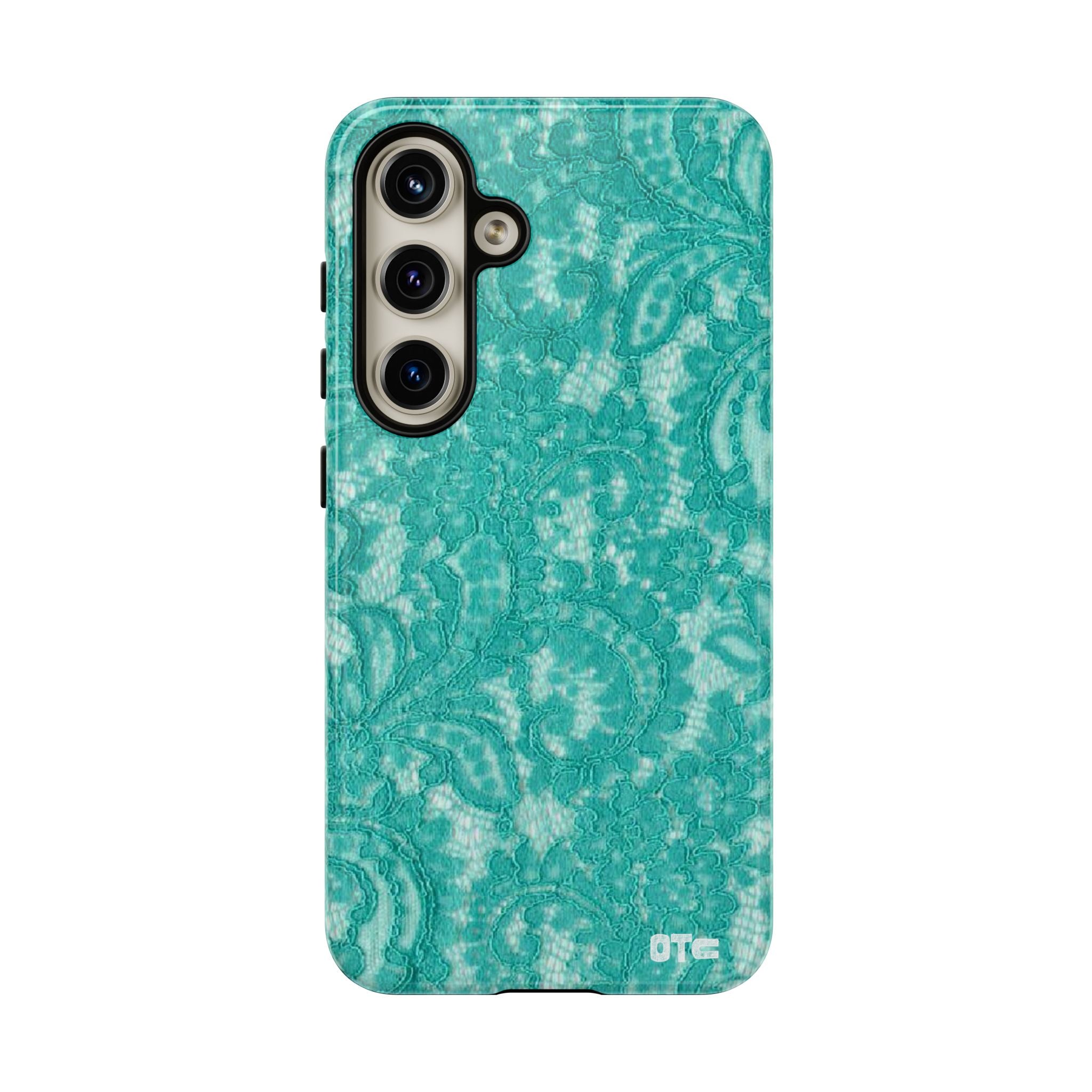 Teal Lace Protective Case