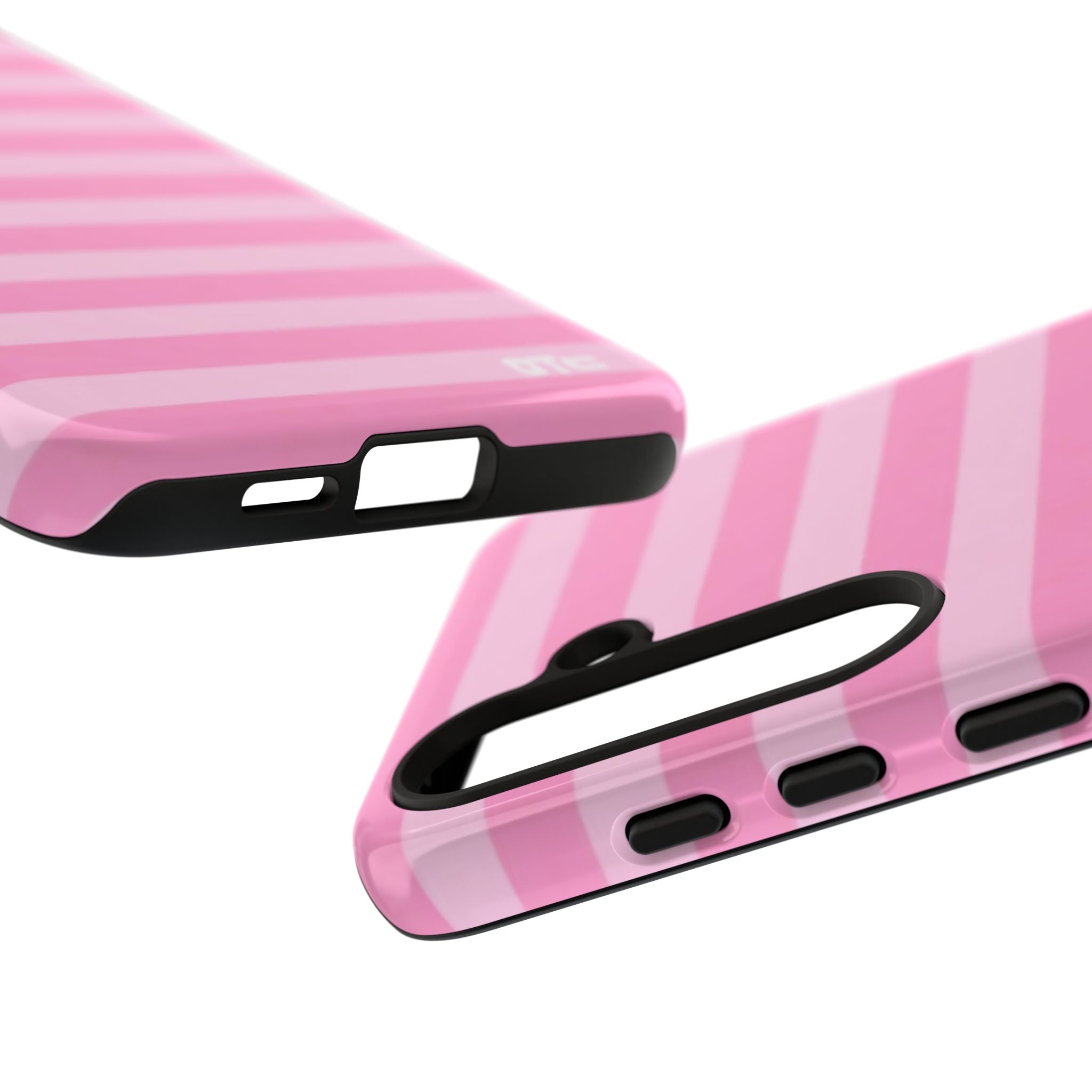 Pink Candy Stripes Protective Case