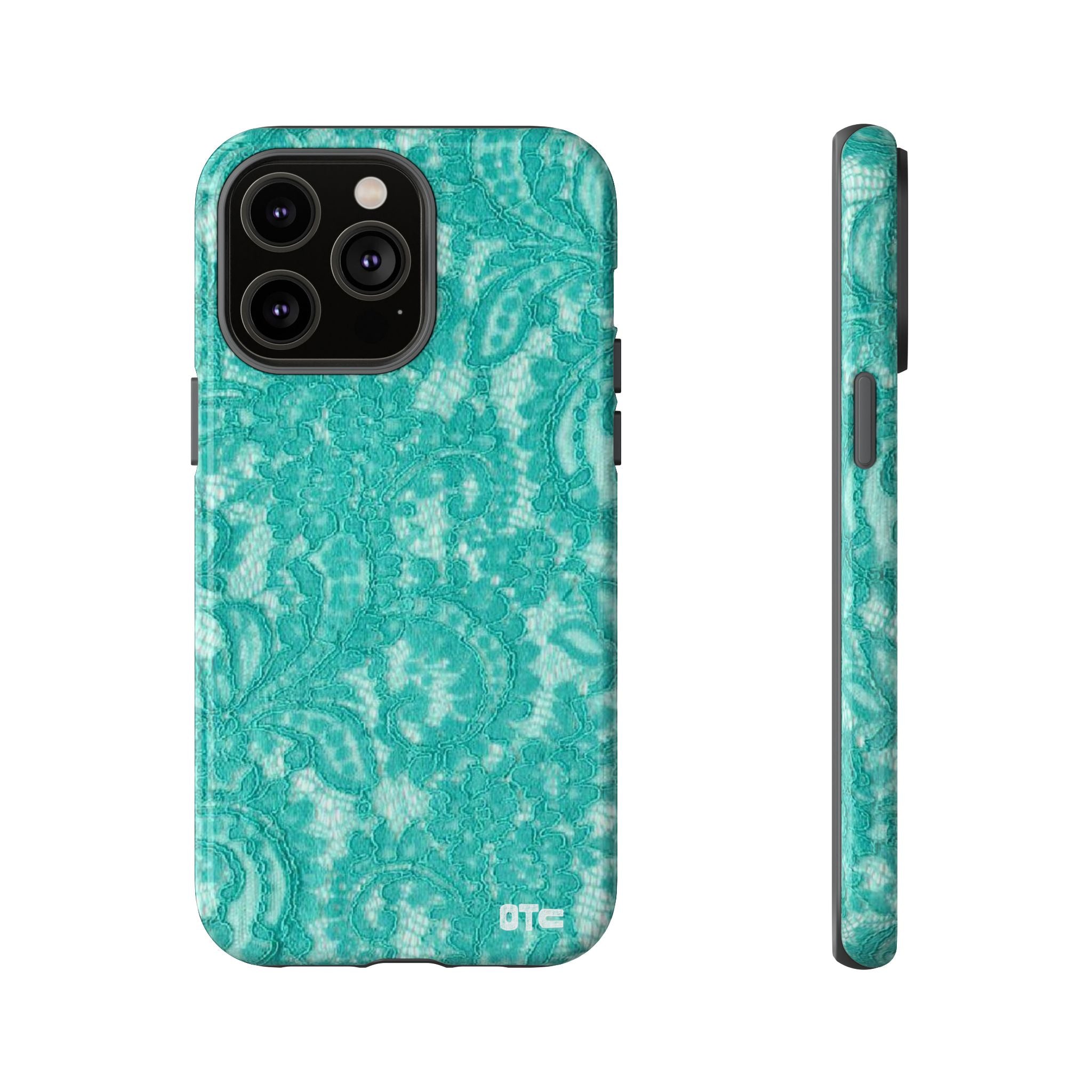Teal Lace Protective Case
