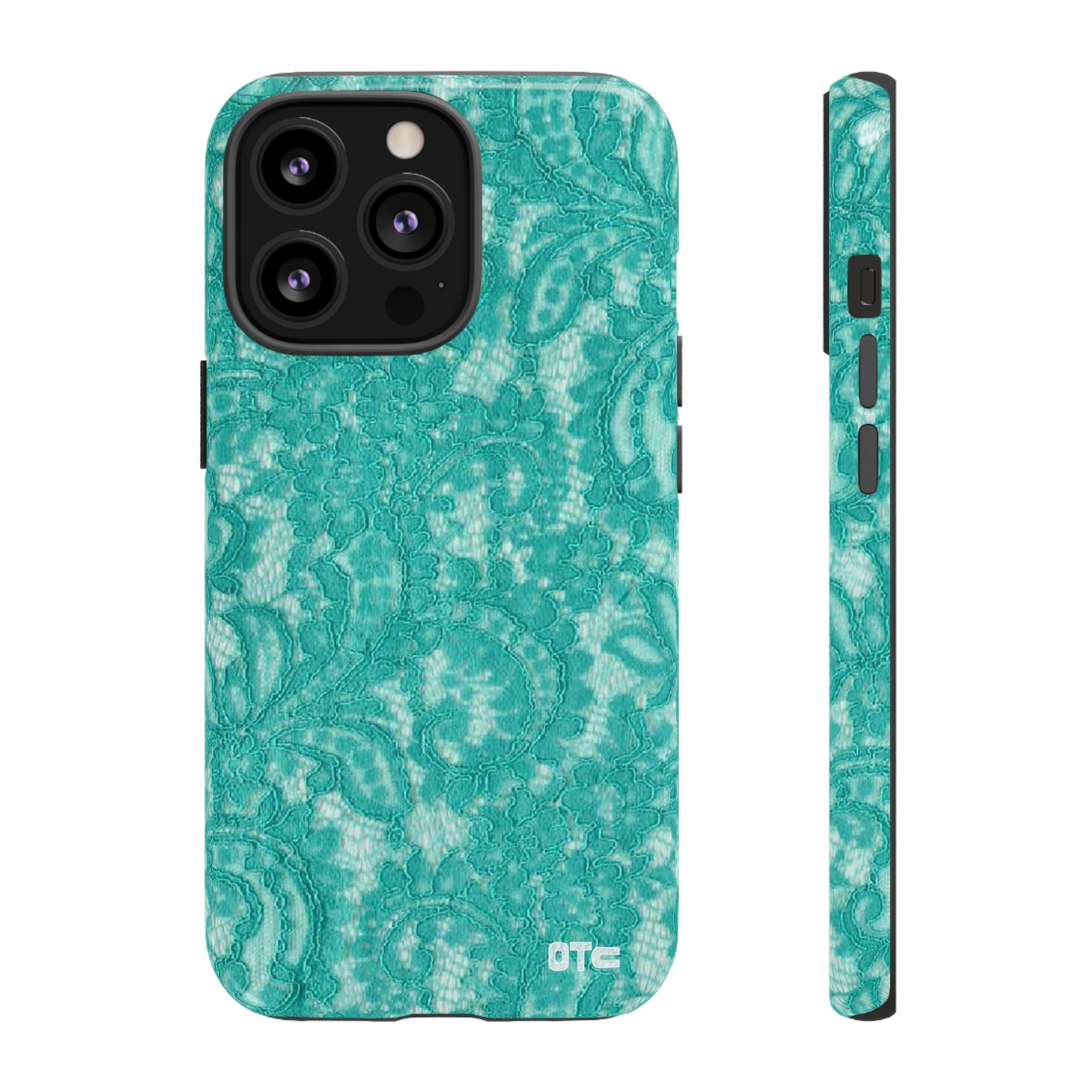 Teal Lace Protective Case