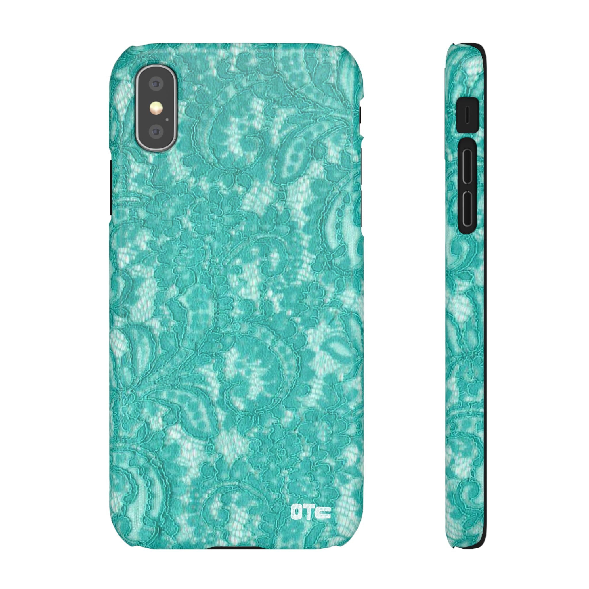 Teal Lace Case