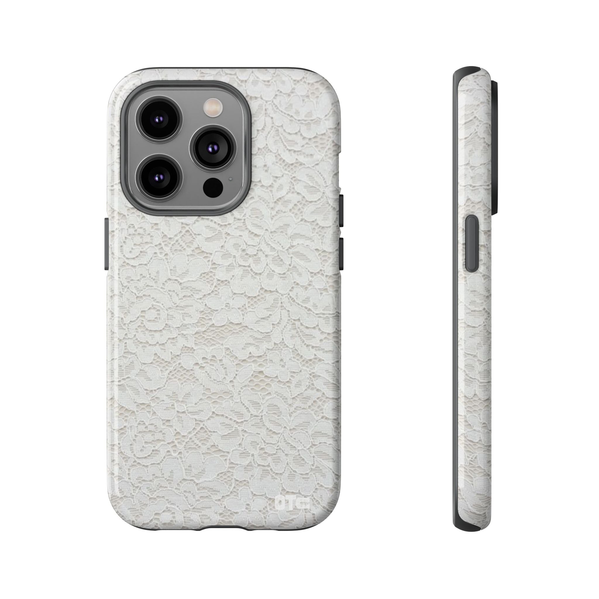 White Lace Protective Case