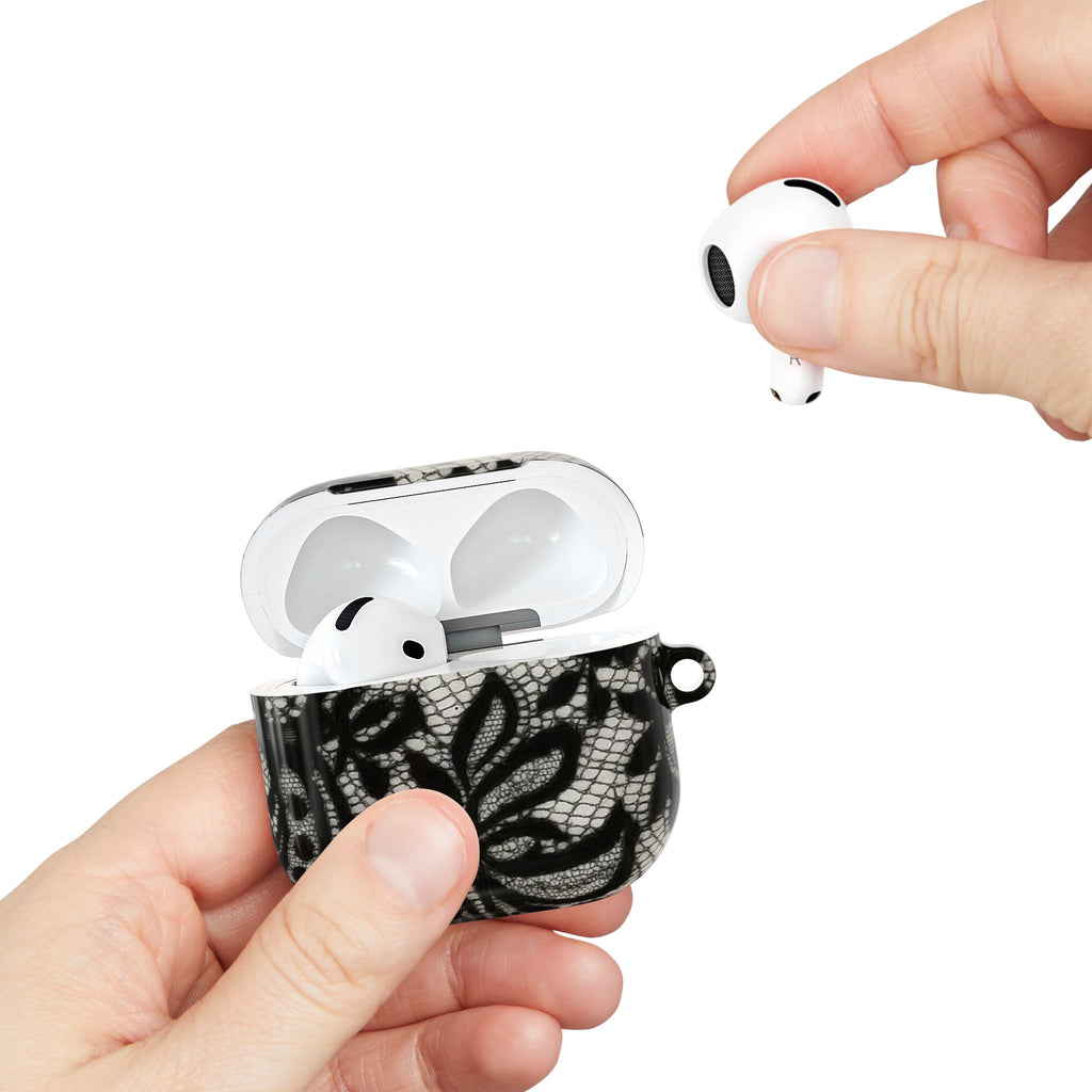 Black Lace AirPods Case