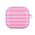 Pink Candy Stripes AirPods Case