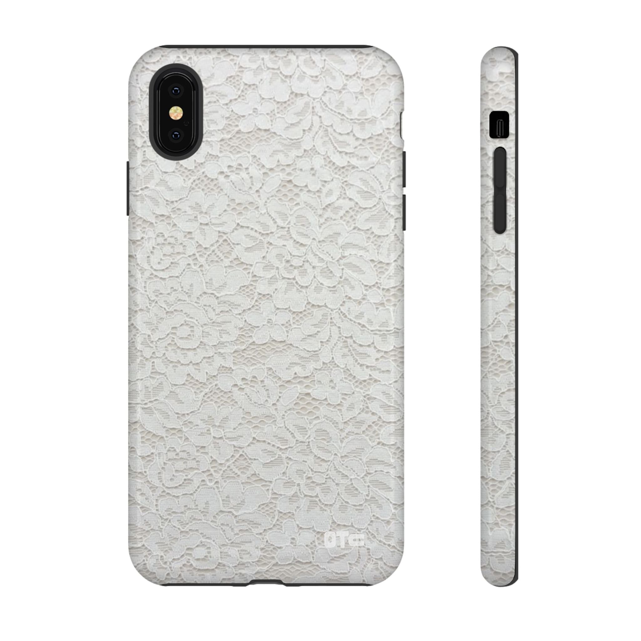 White Lace Protective Case