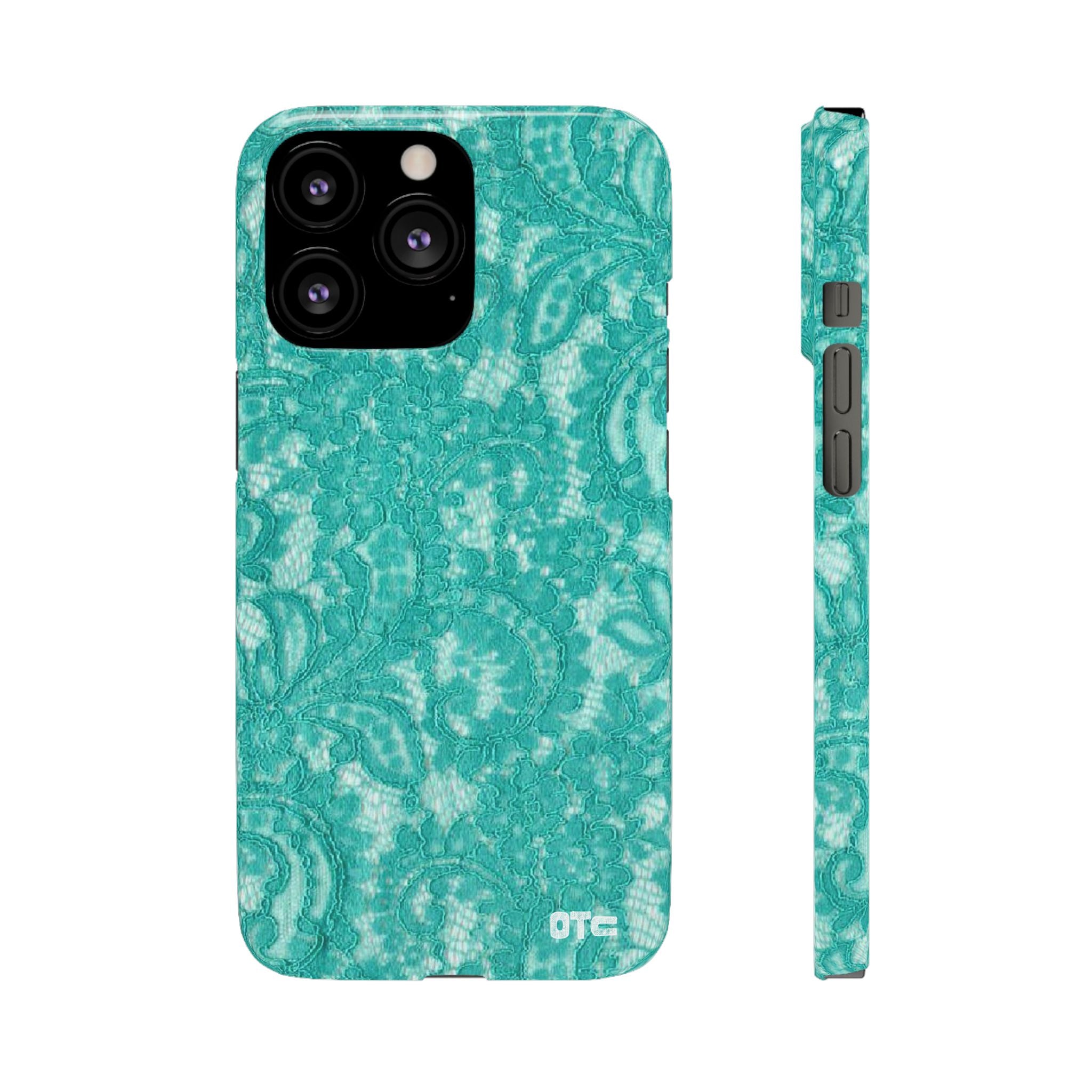 Teal Lace Case