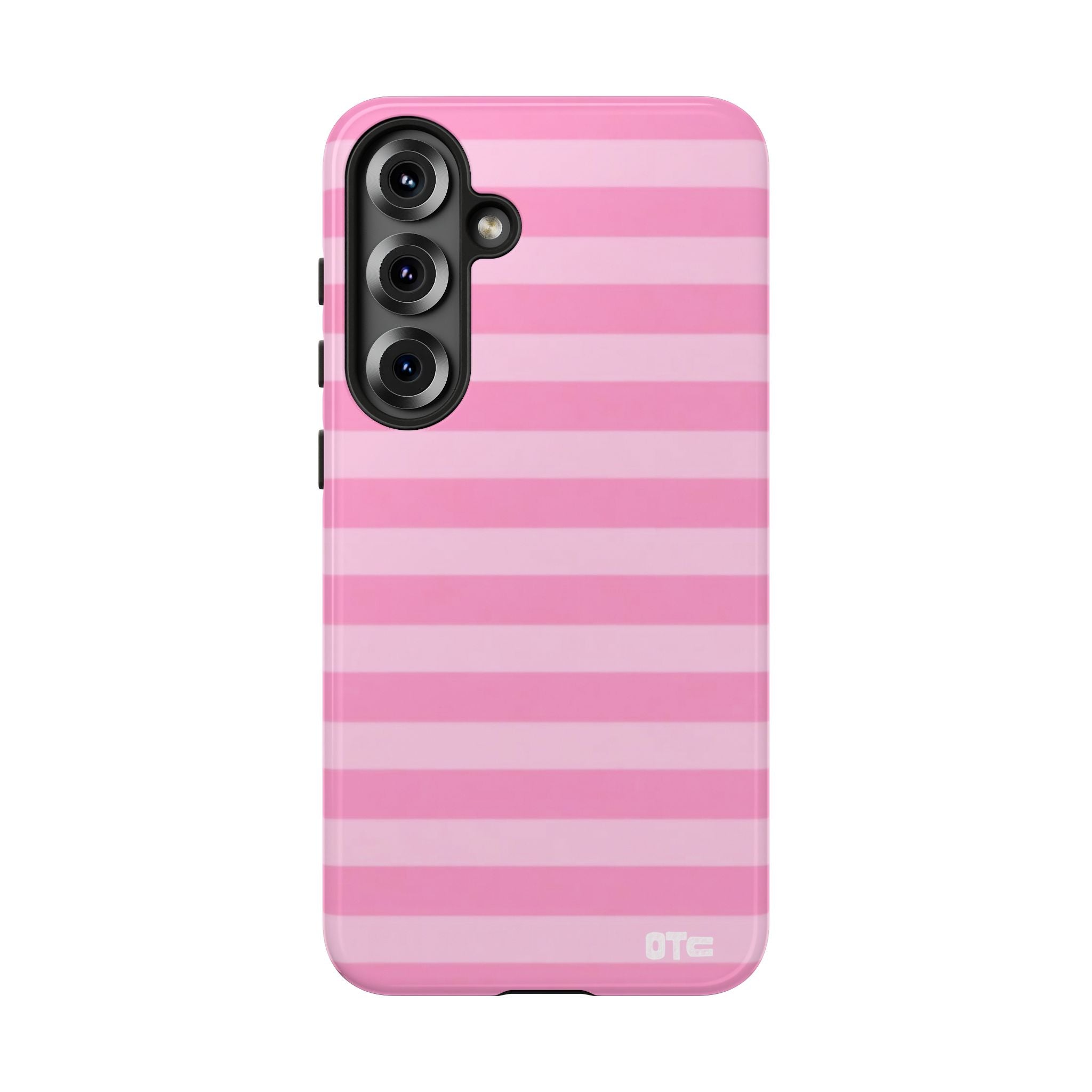 Pink Candy Stripes Protective Case