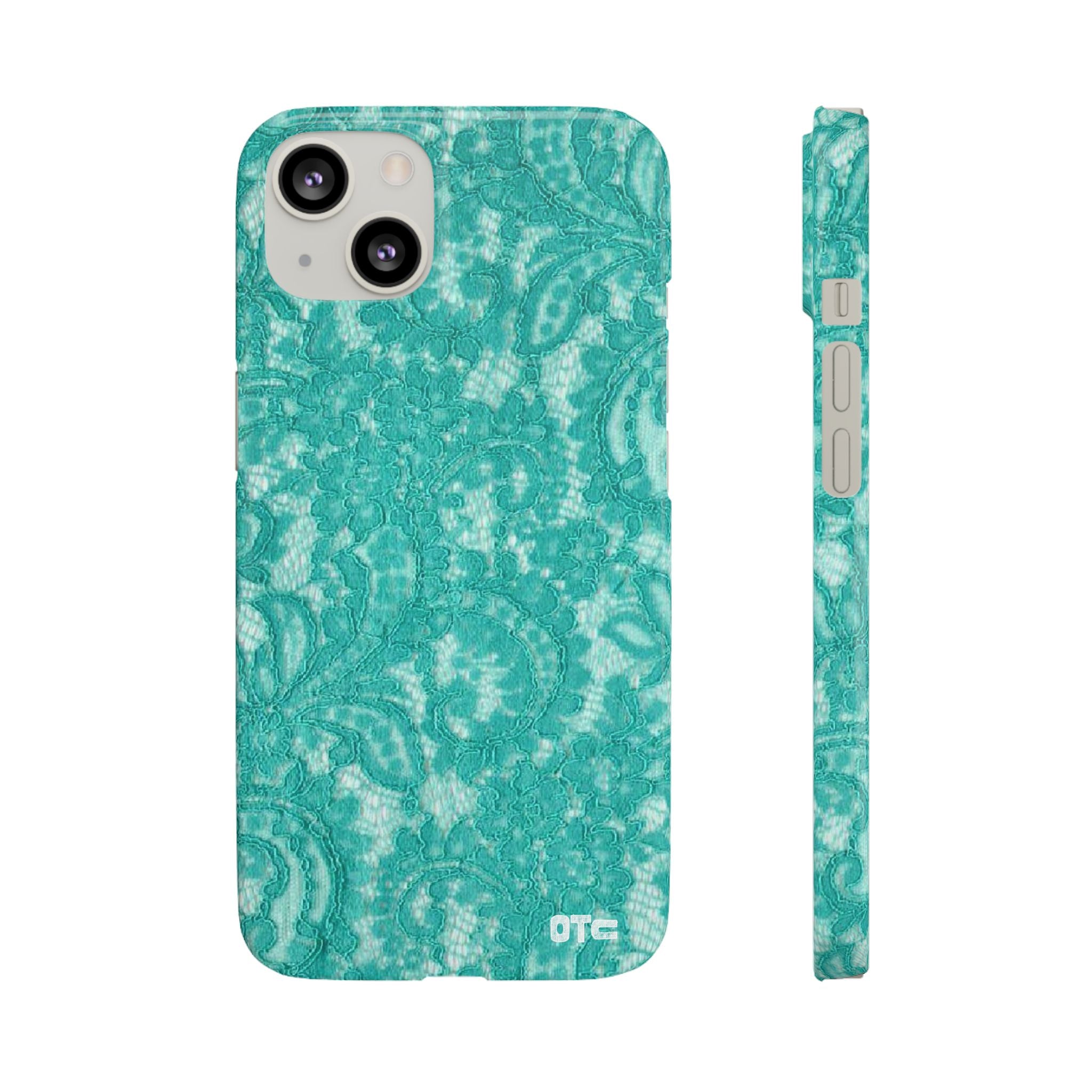 Teal Lace Case