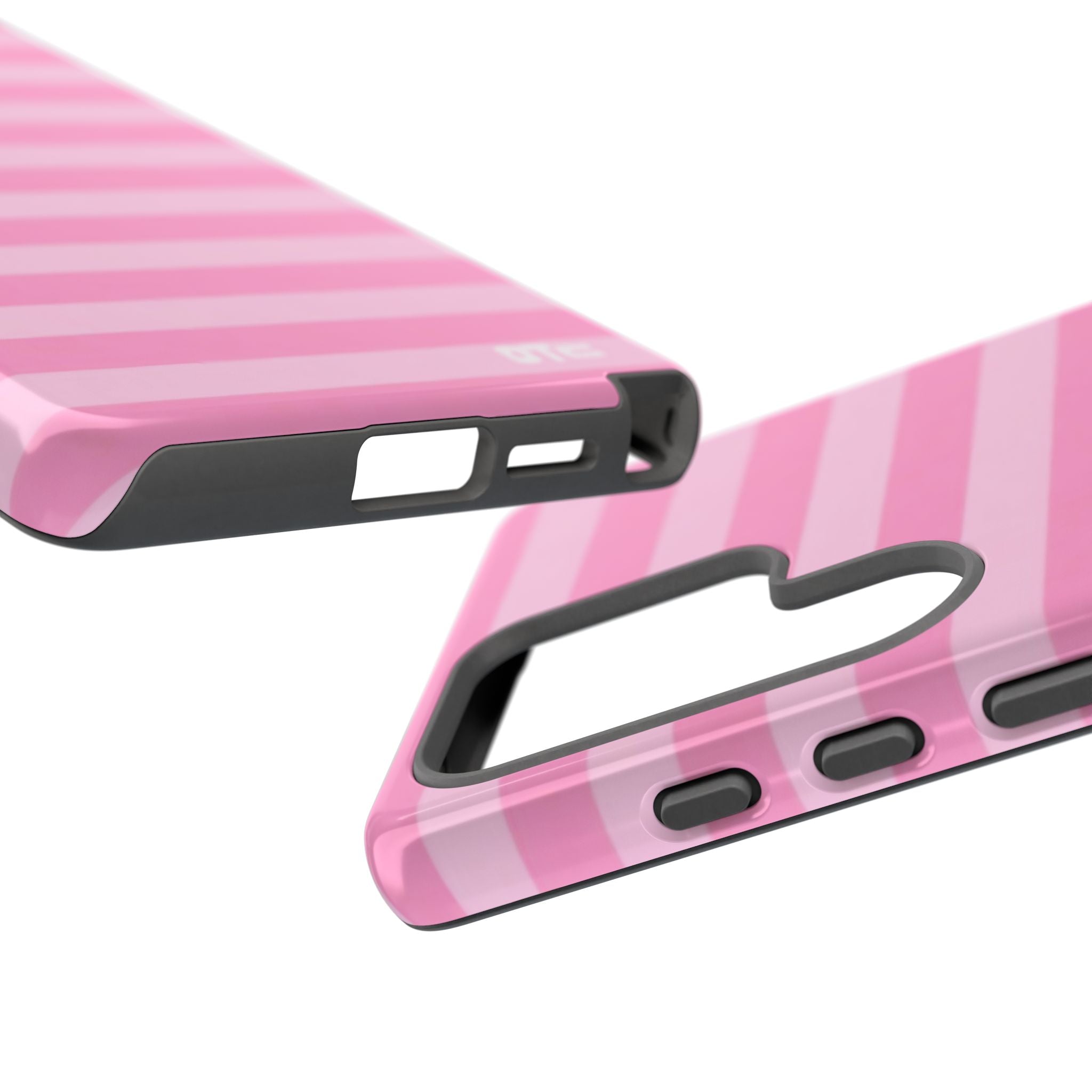 Pink Candy Stripes Protective Case