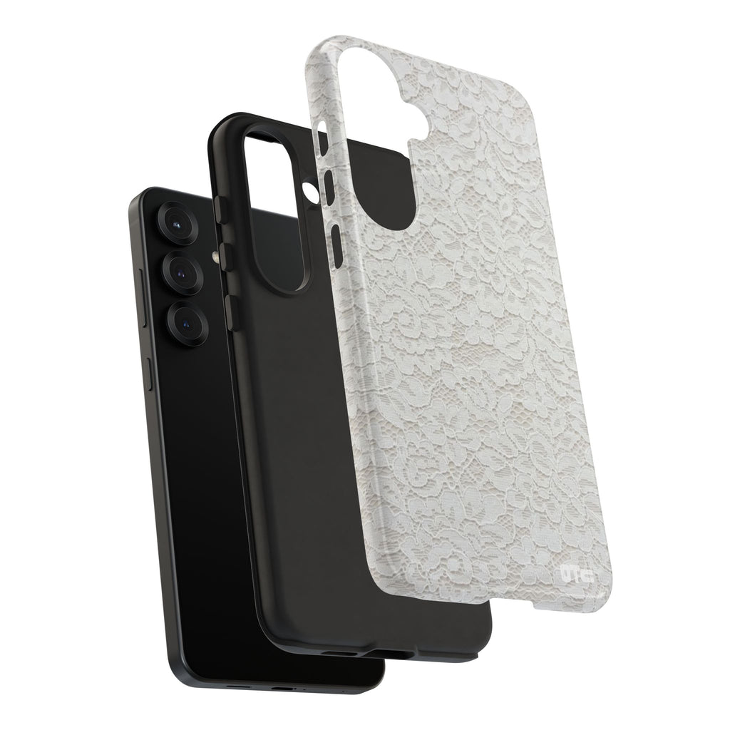White Lace Protective Case