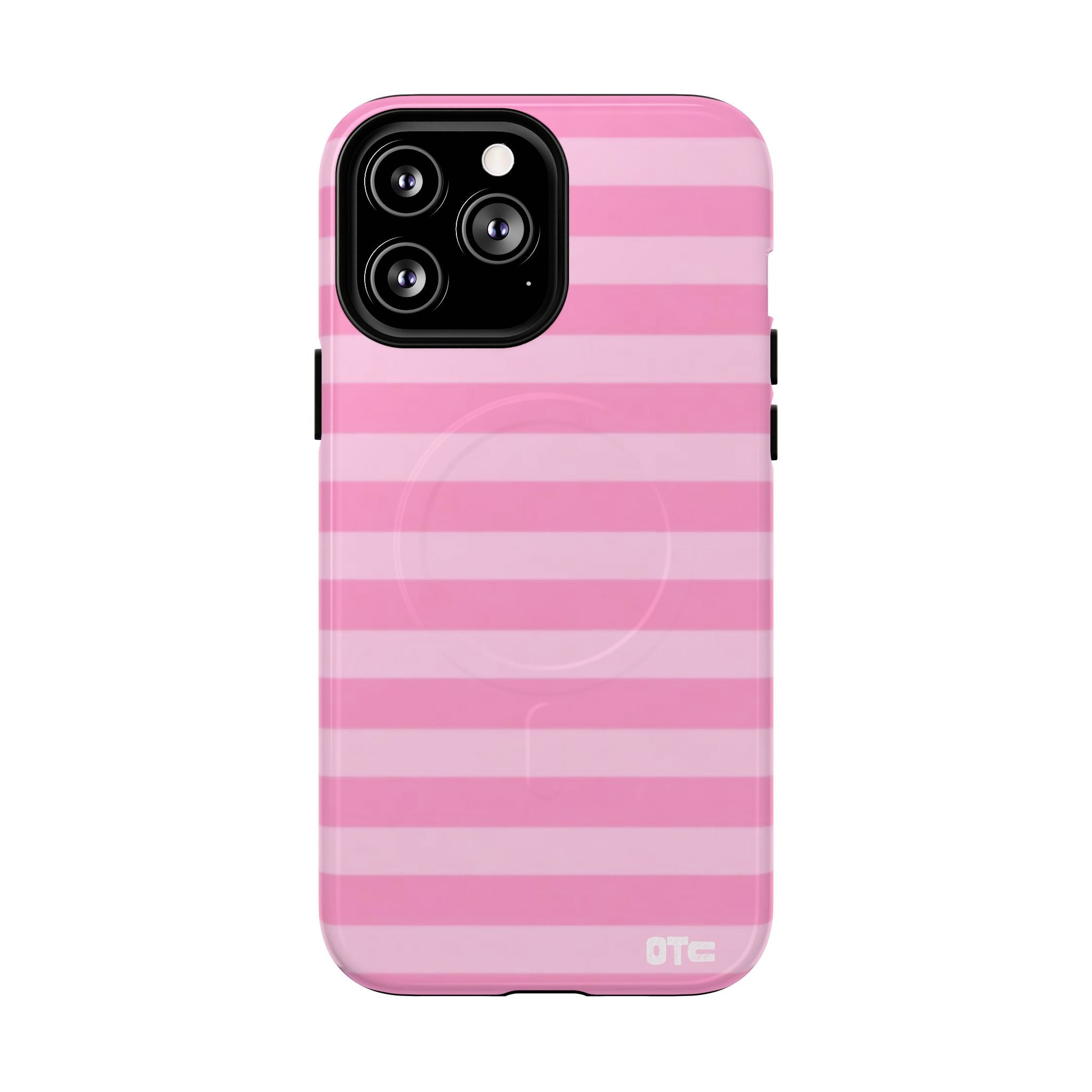 Pink Candy Stripes MagSafe Case