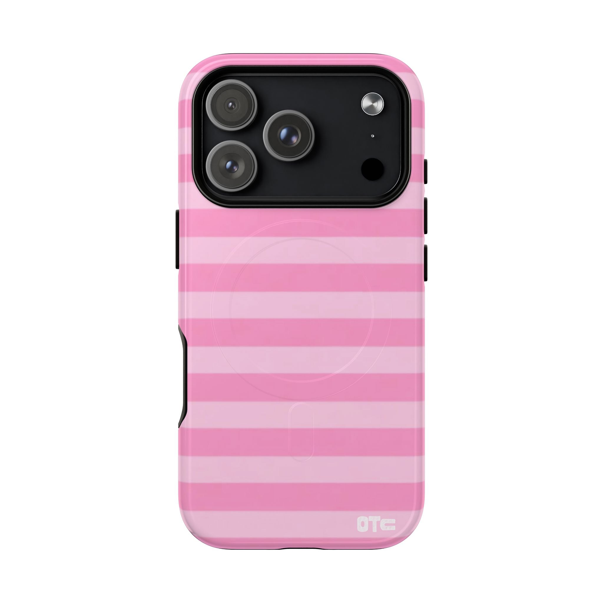 Pink Candy Stripes MagSafe Case