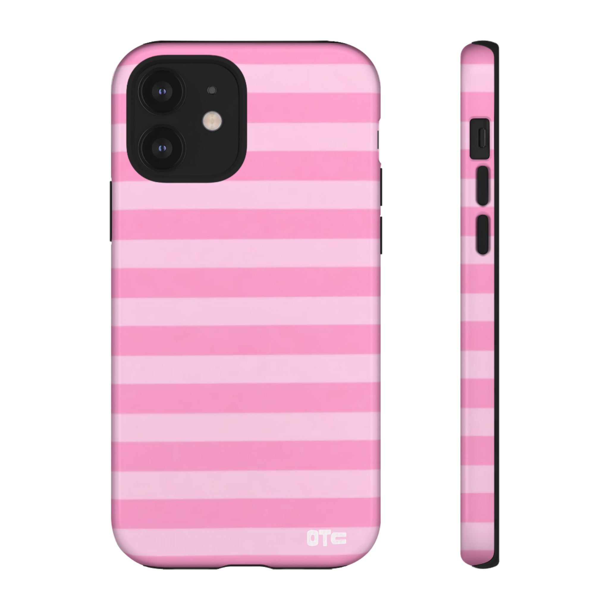 Pink Candy Stripes Protective Case
