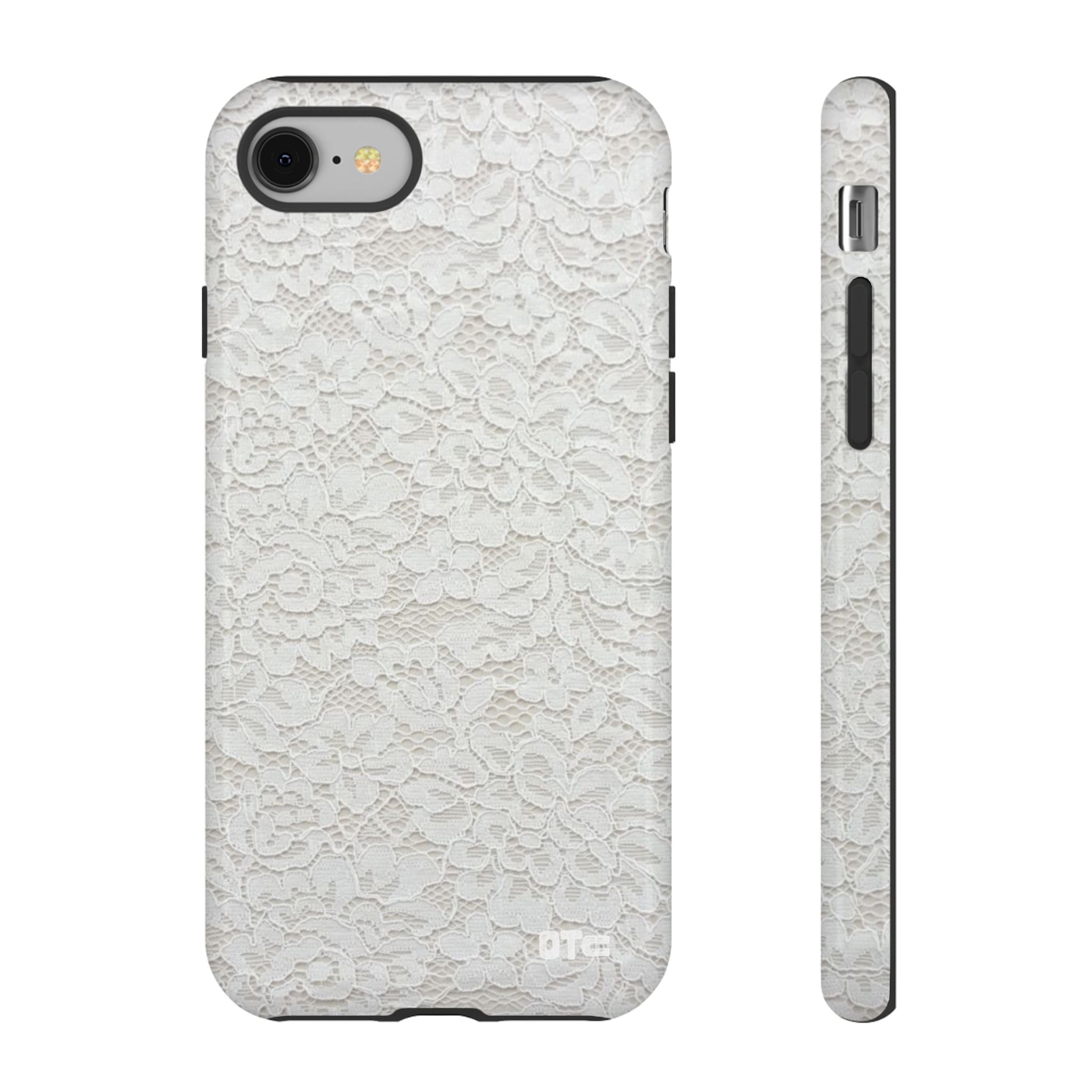 White Lace Protective Case
