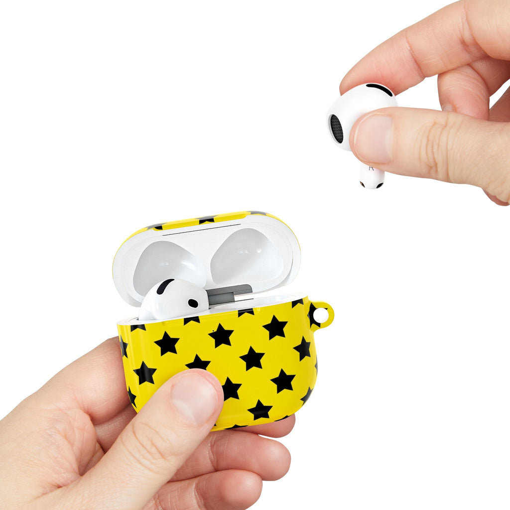 Yellow Star AirPods Case