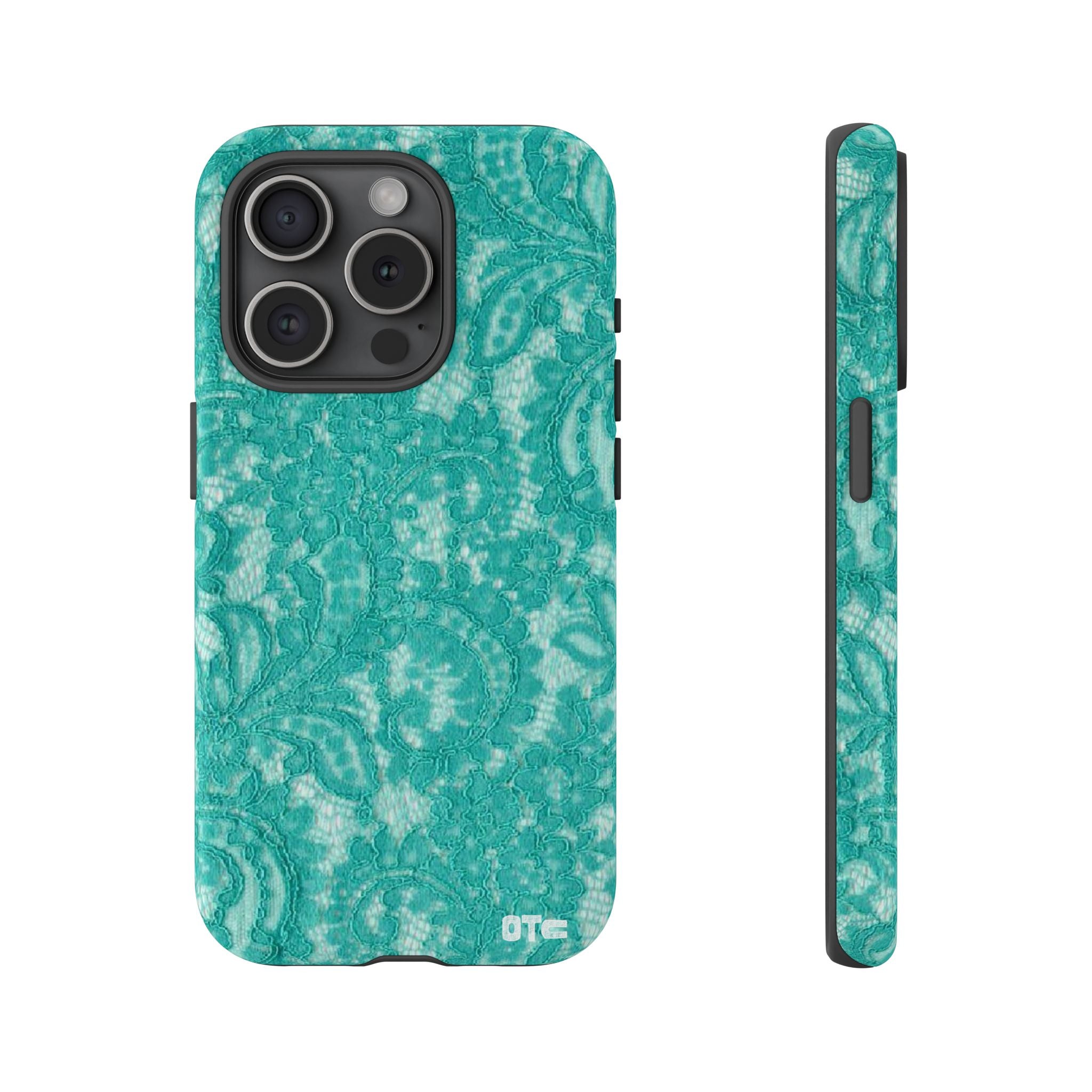 Teal Lace Protective Case