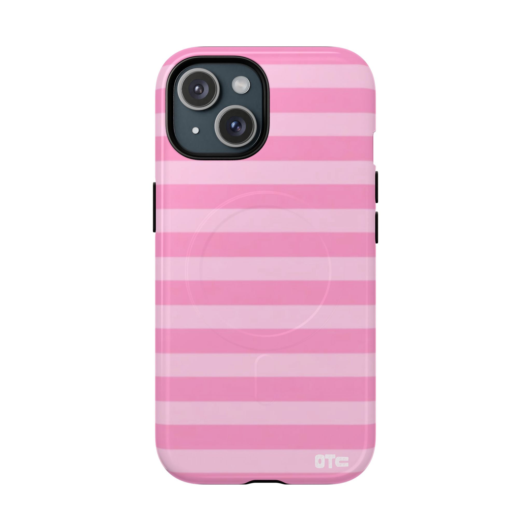 Pink Candy Stripes MagSafe Case