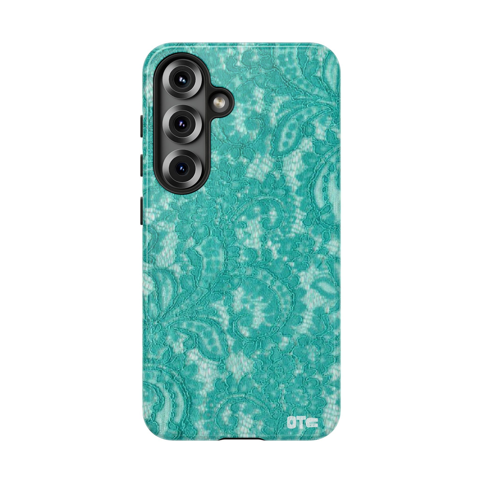 Teal Lace Protective Case