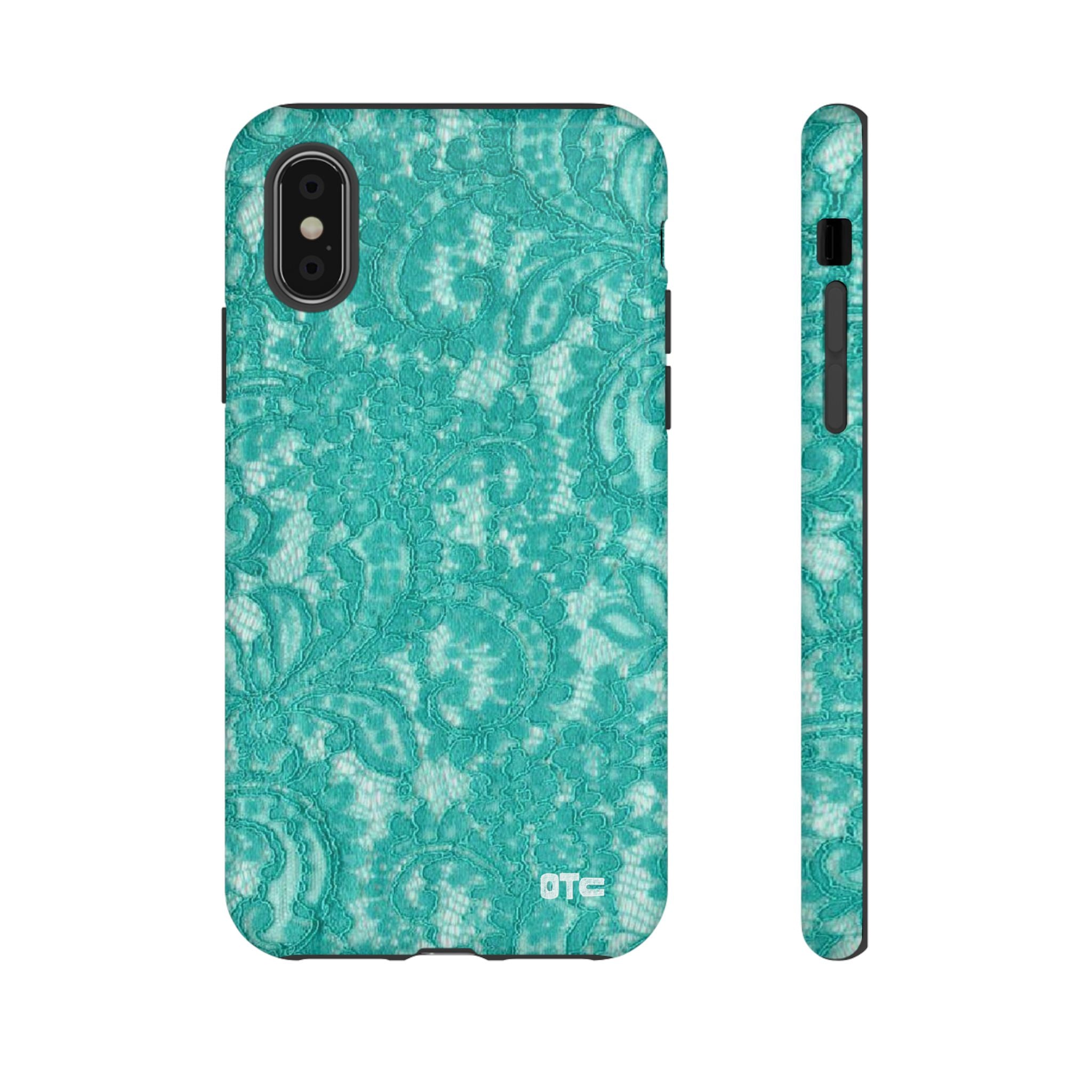 Teal Lace Protective Case