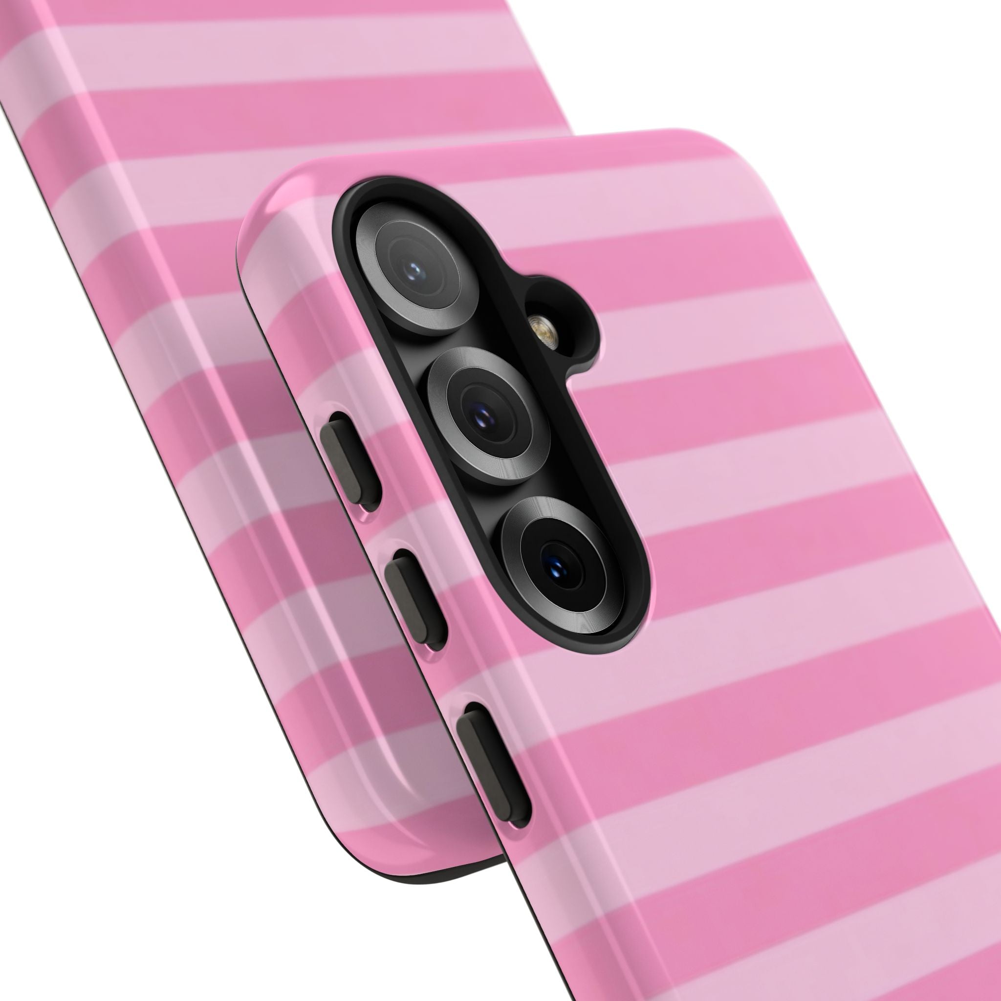 Pink Candy Stripes Protective Case