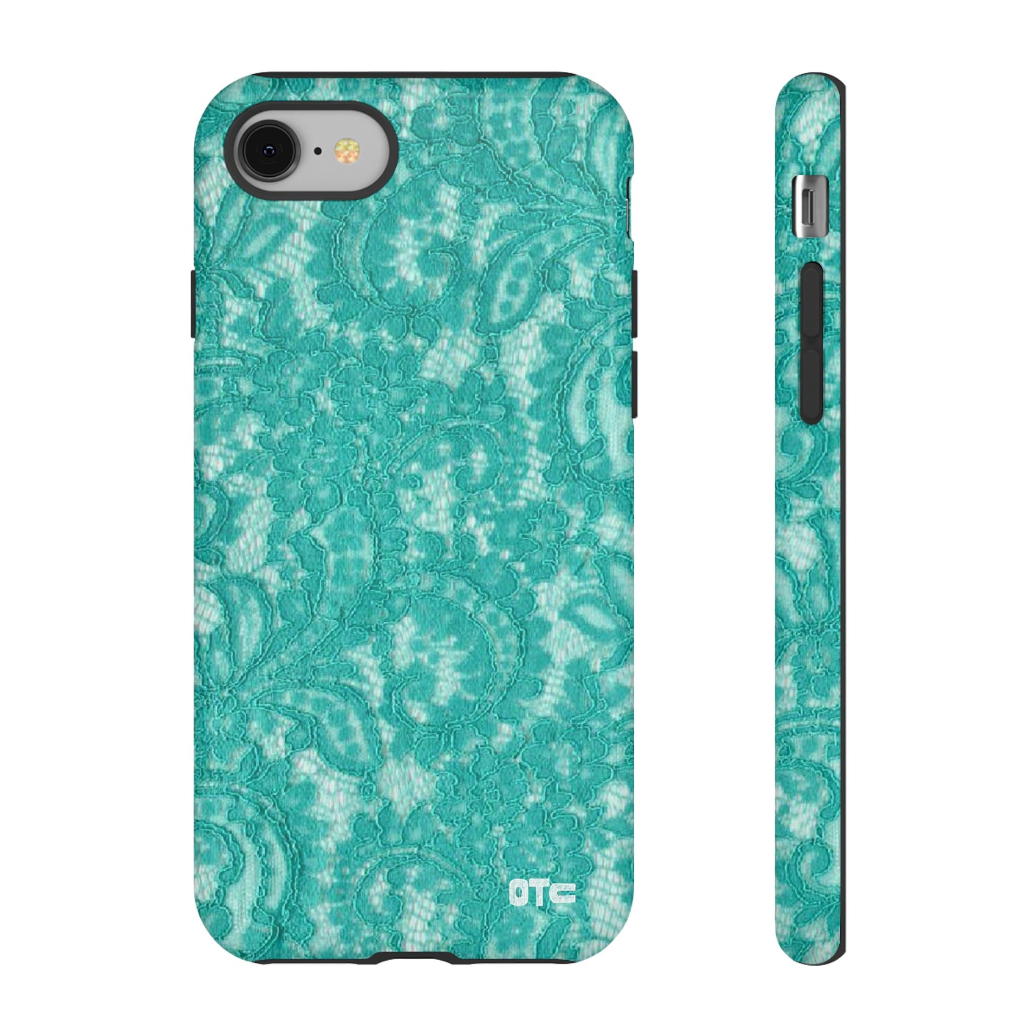 Teal Lace Protective Case