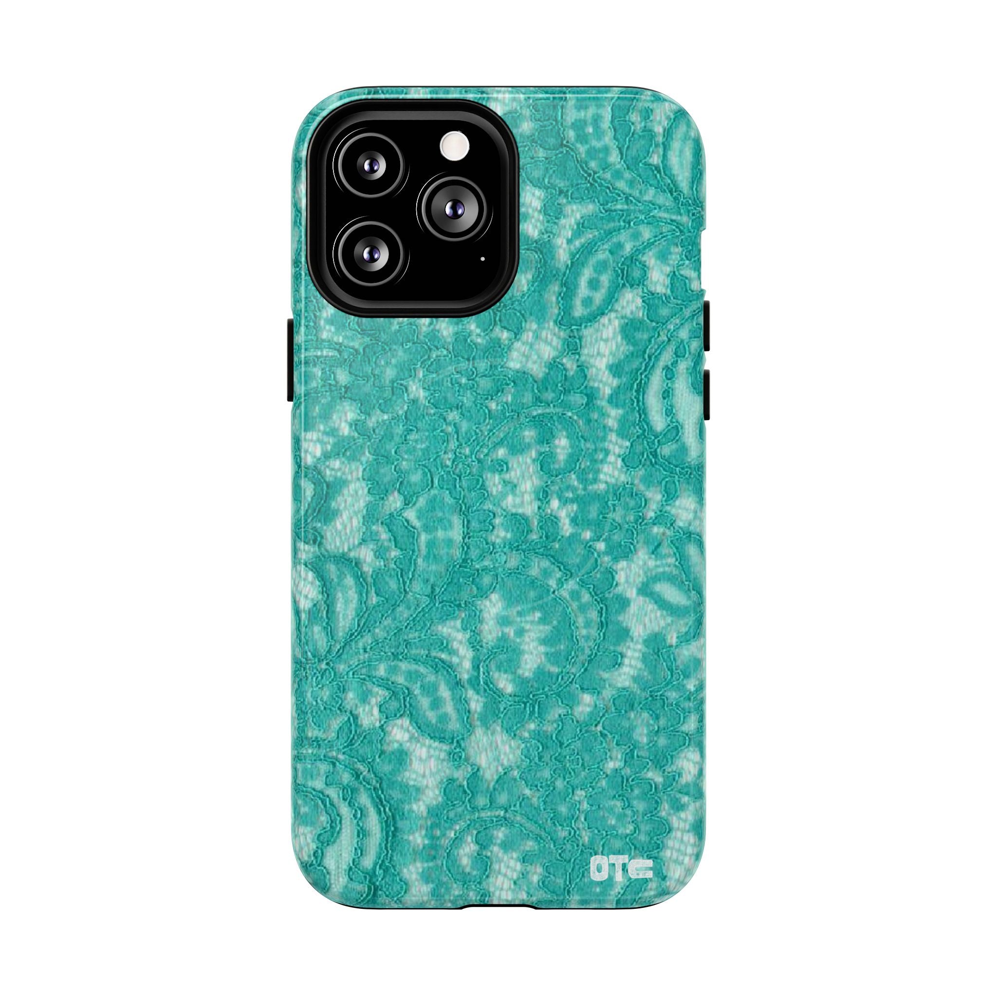 Teal Lace MagSafe Case