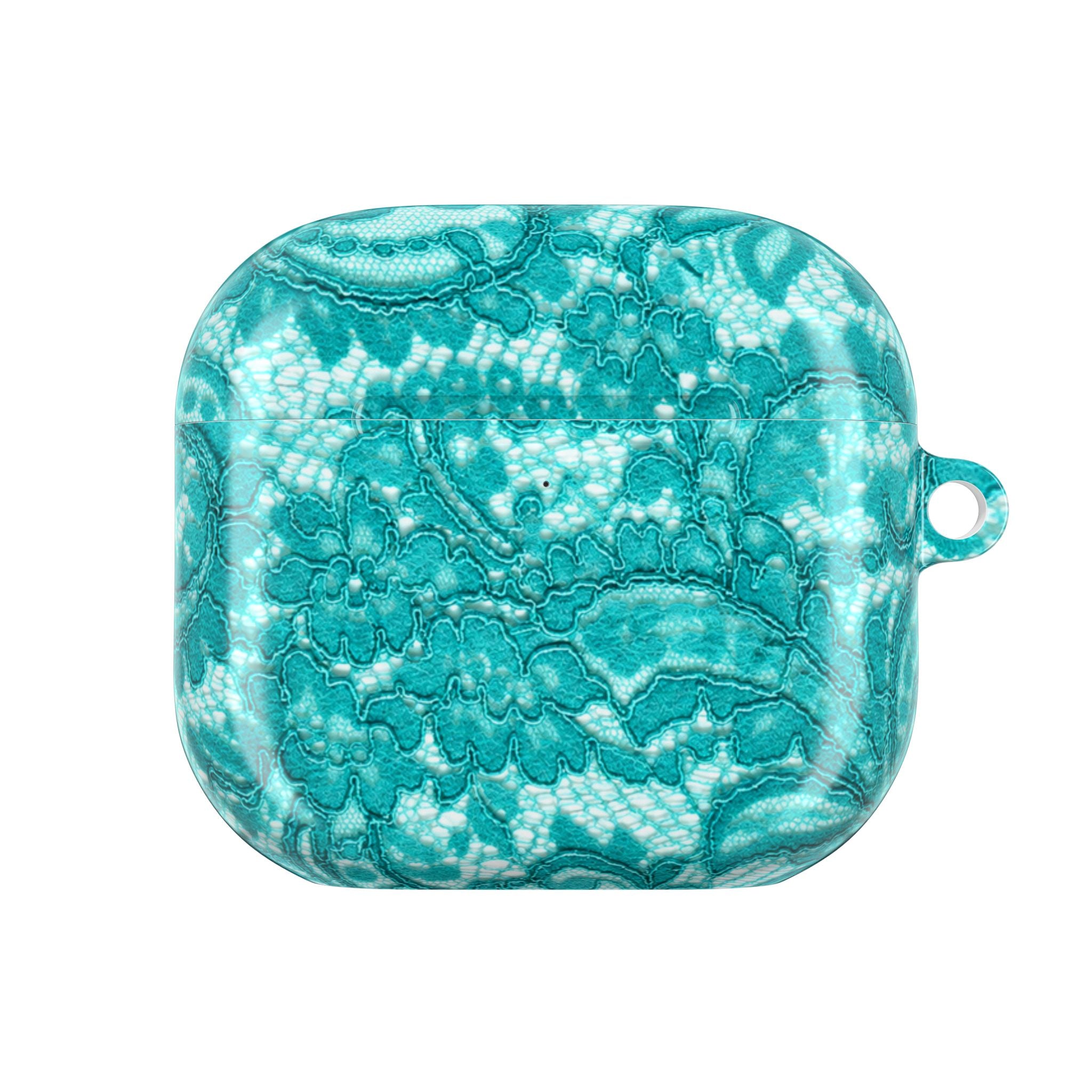 Teal Lace AirPods Case