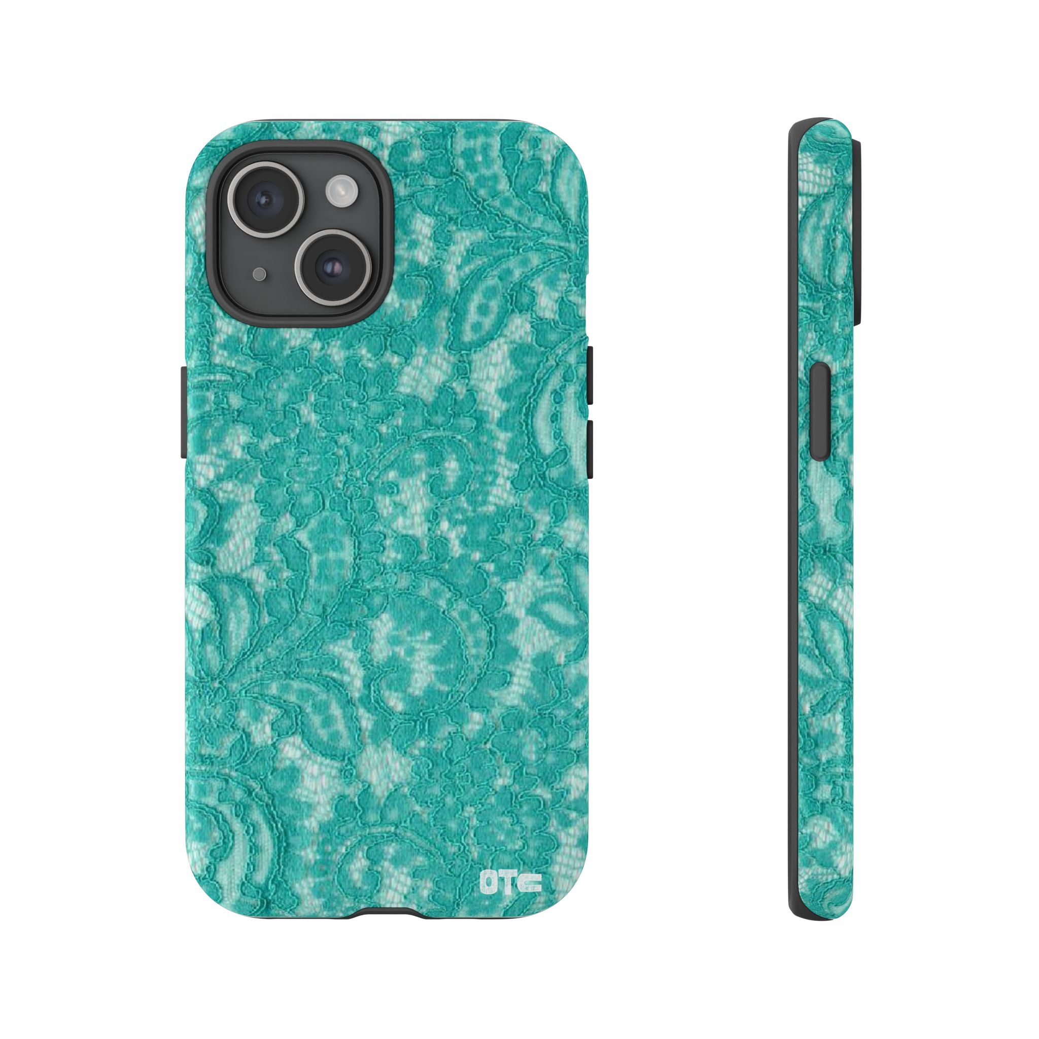 Teal Lace Protective Case
