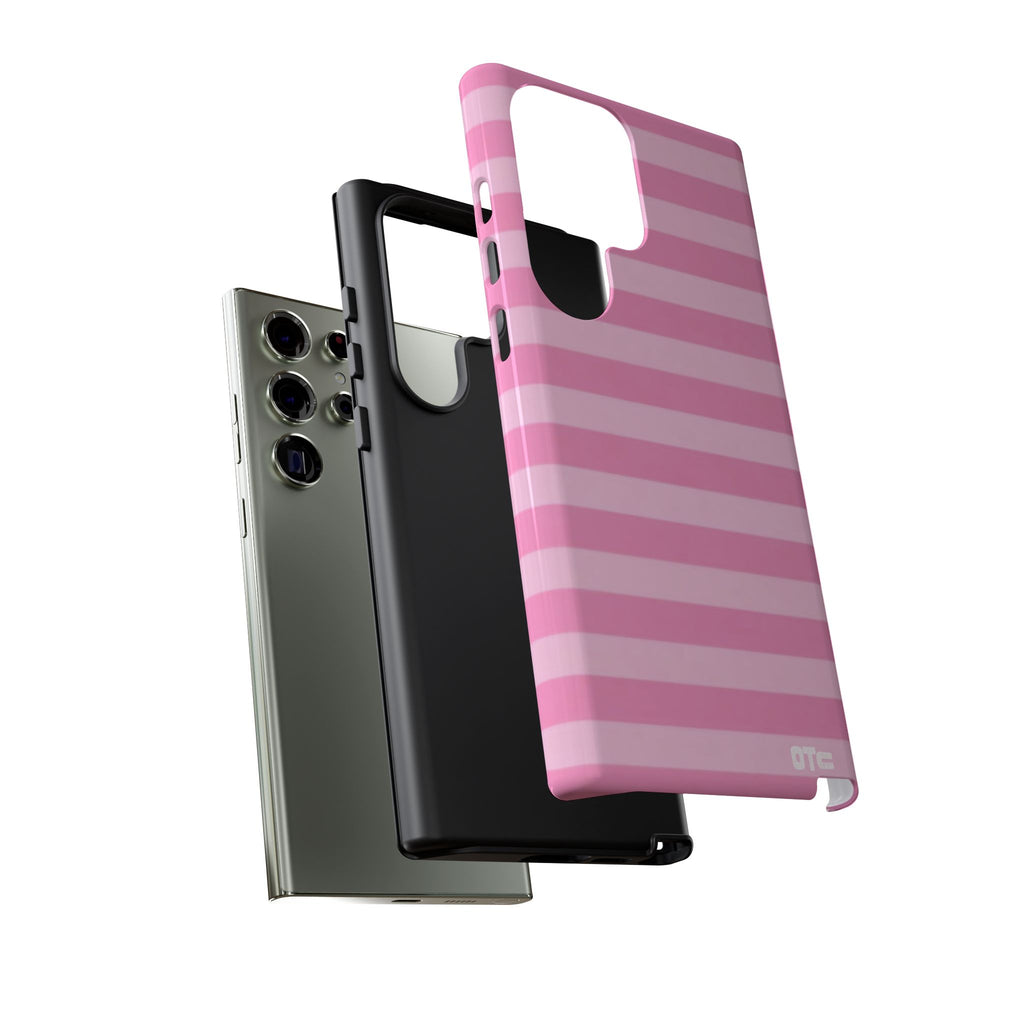 Pink Candy Stripes Protective Case