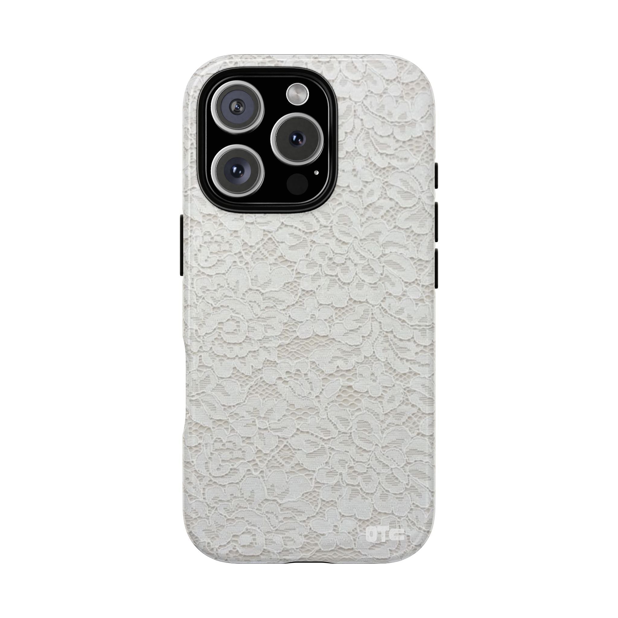 White Lace Protective Case
