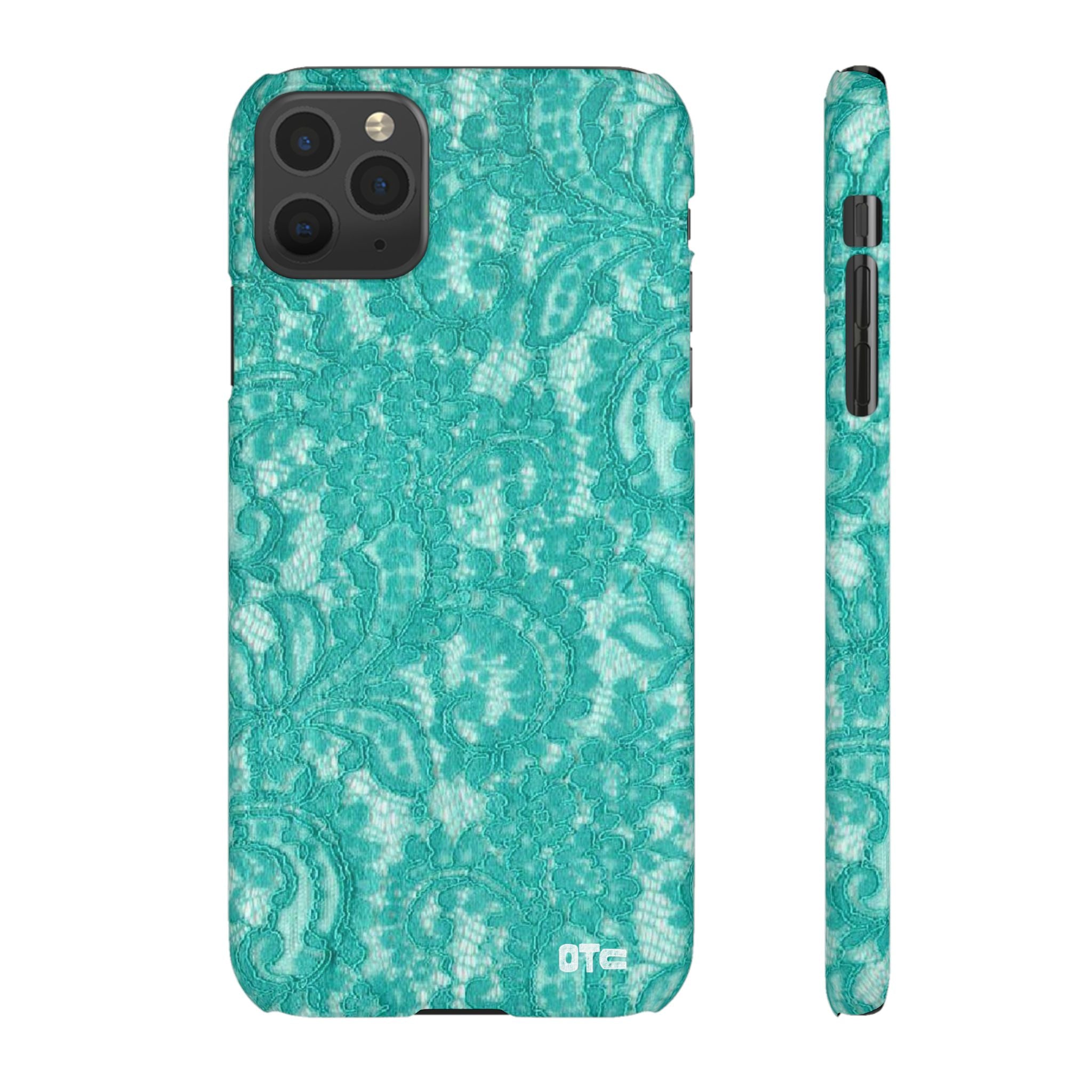 Teal Lace Case
