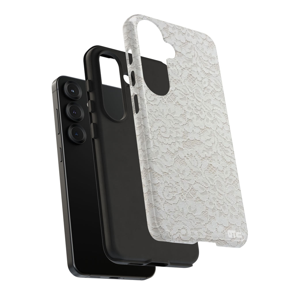 White Lace Protective Case