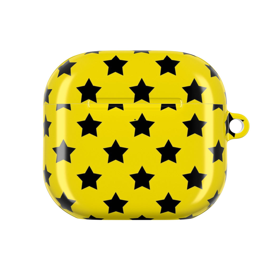 Yellow Star AirPods Case